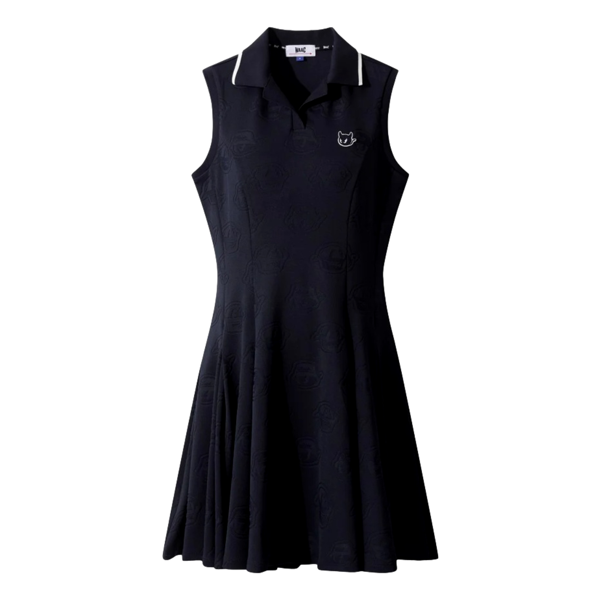 Athletic Waacky Jaquard Women's Sleeveless Golf Dress