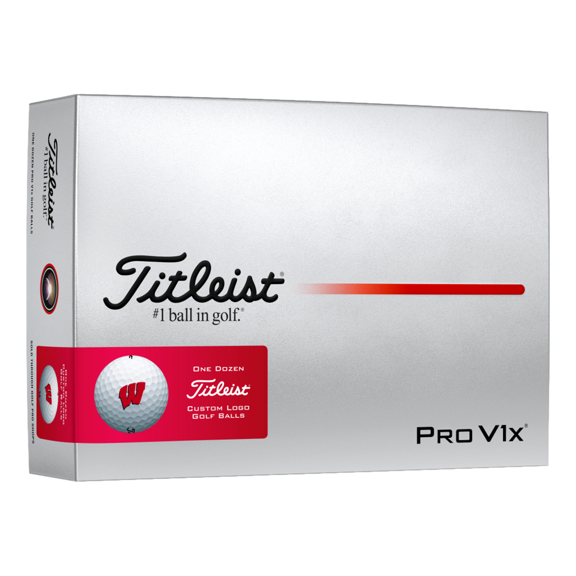 ProV1x 2025 Wisconsin Golf Balls