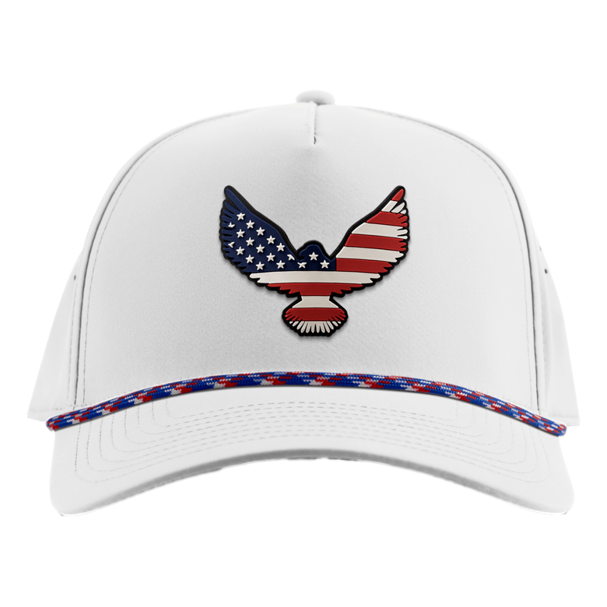 Panel Rope Freedom Eagle PVC Golf Hat