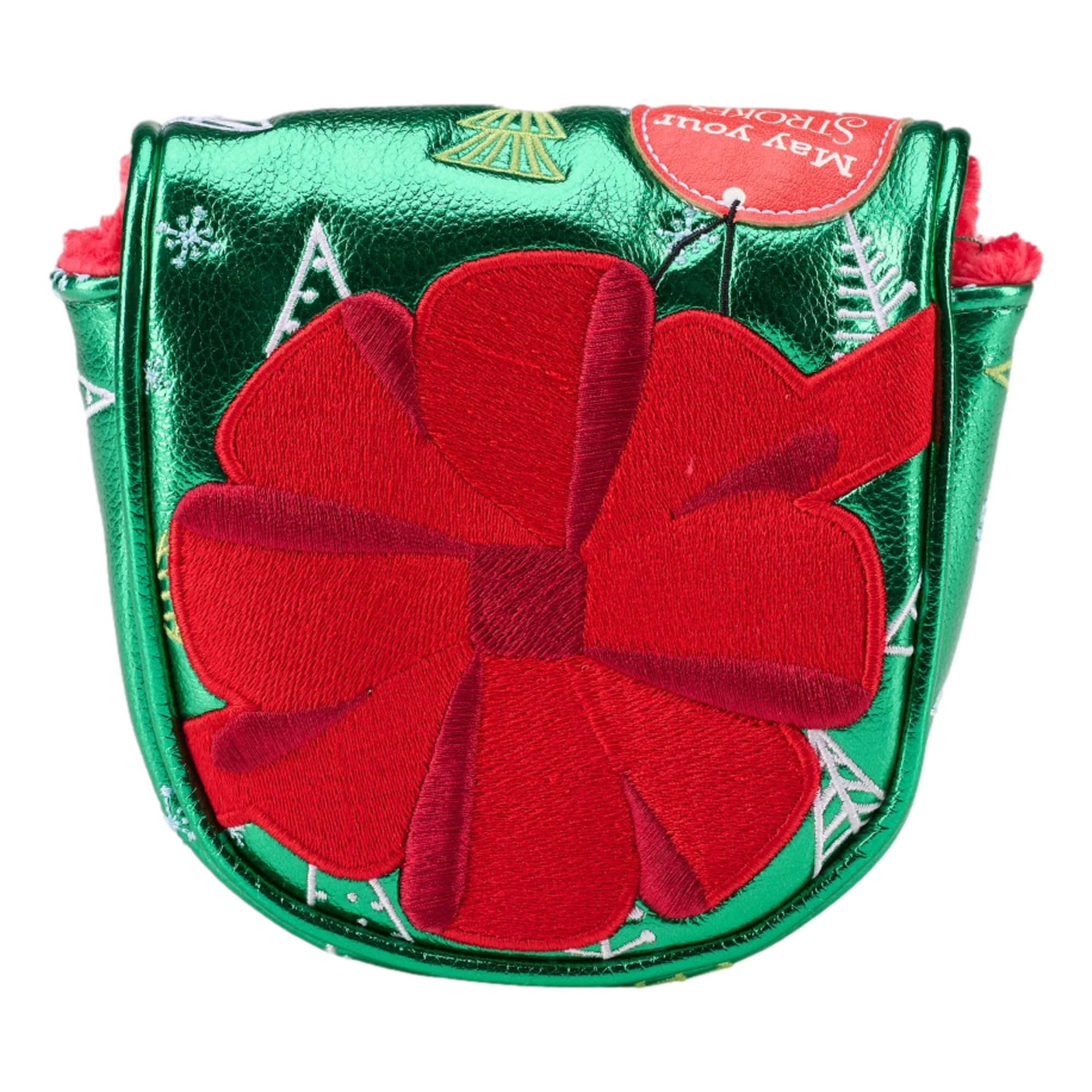 Christmas Bow Center Shafted Mallet Headcover
