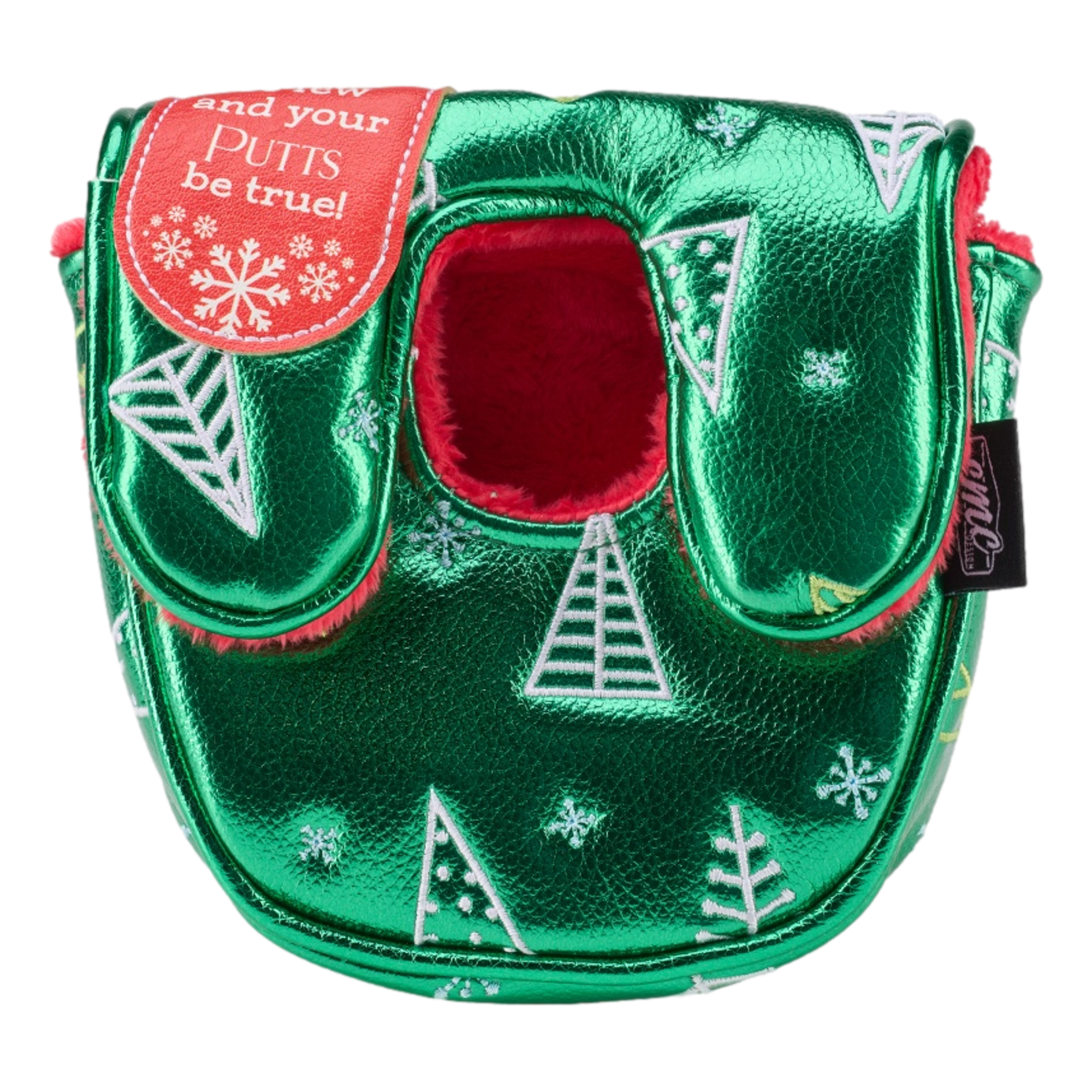 Christmas Bow Center Shafted Mallet Headcover