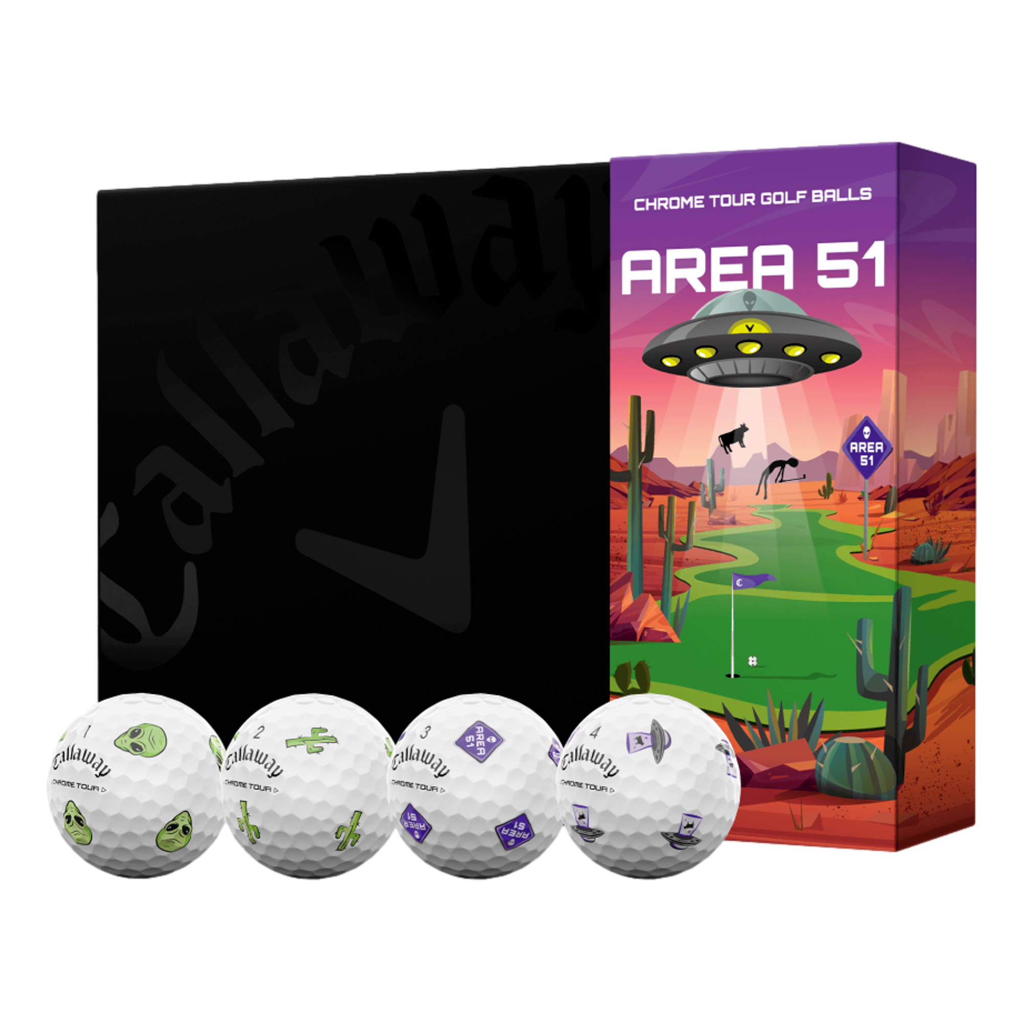 Chrome Tour 24 Area 51 Golf Balls