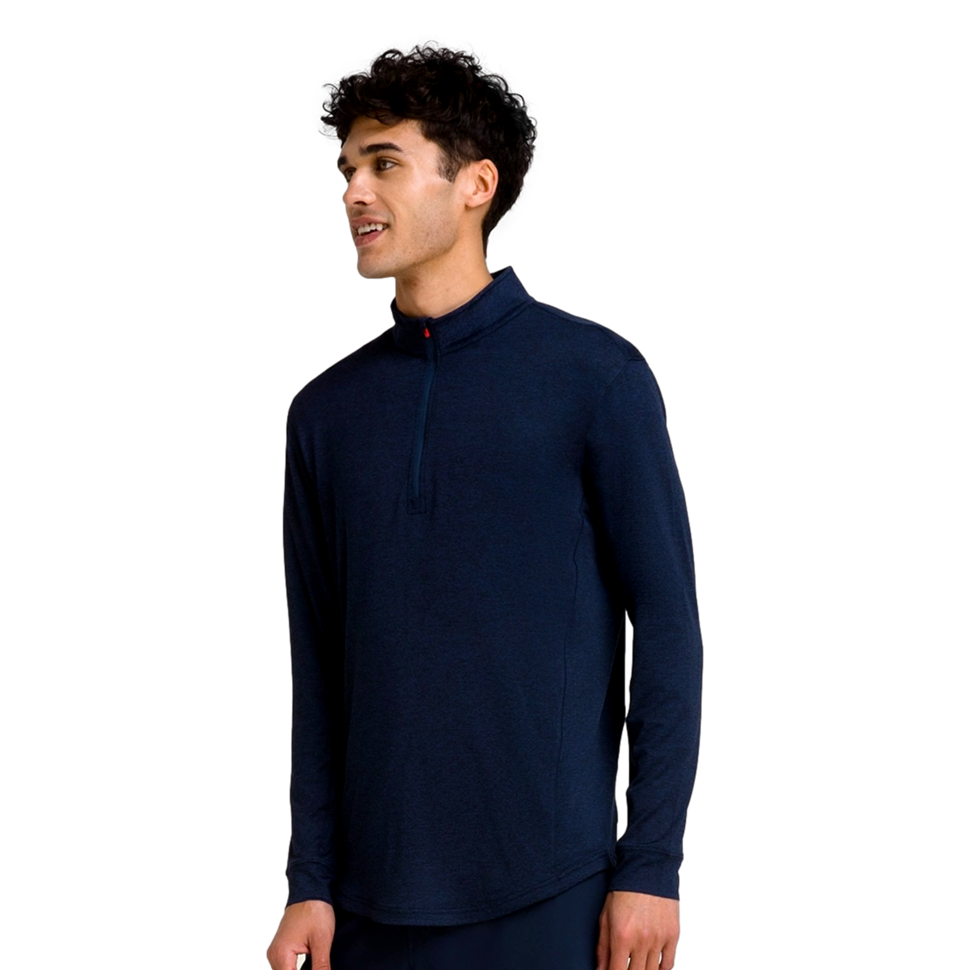 Everyday Performance Mens Half-Zip Long Sleeve Tennis Shirt