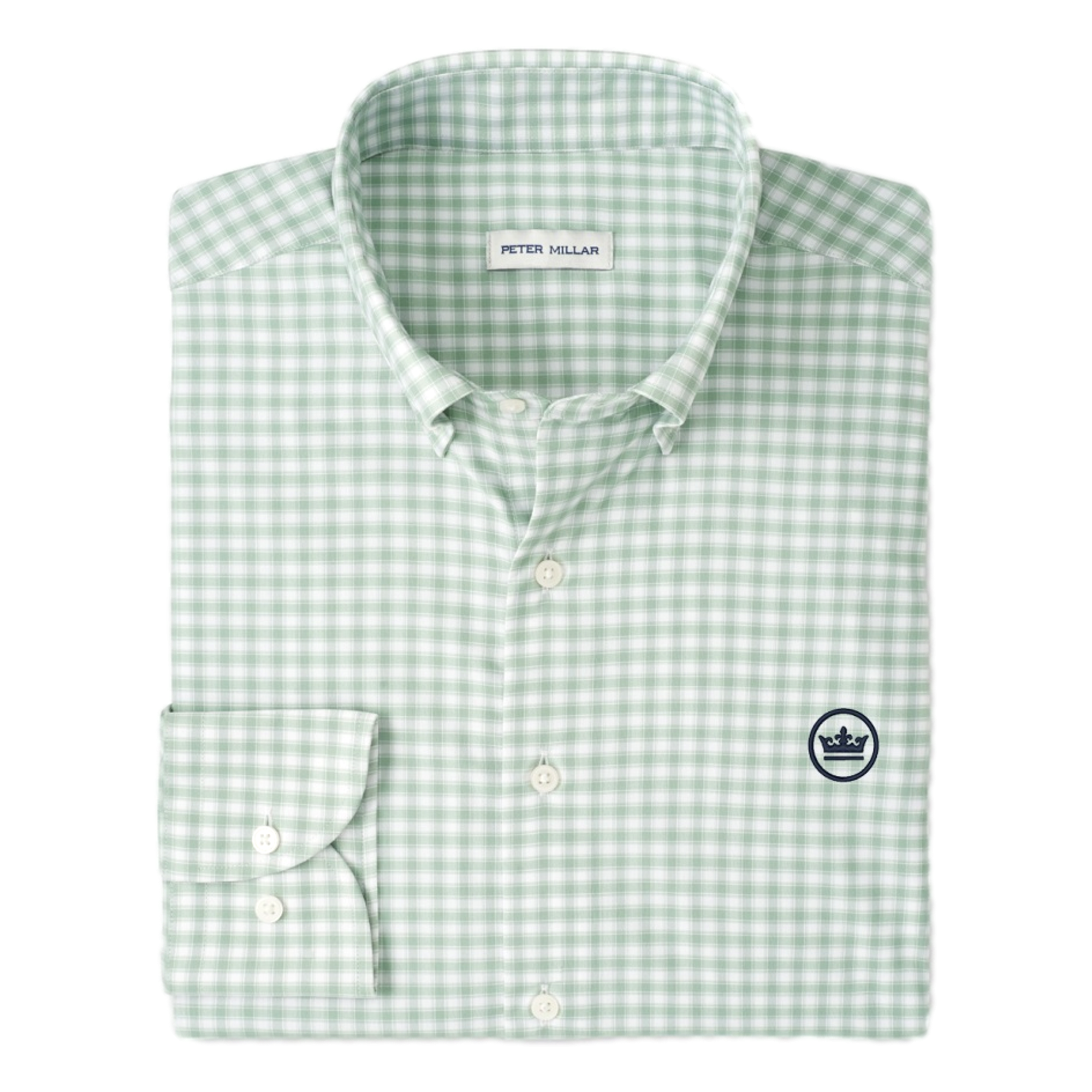 Lewis Performance Twill Long Sleeve Men's Button Up Golf Shirt