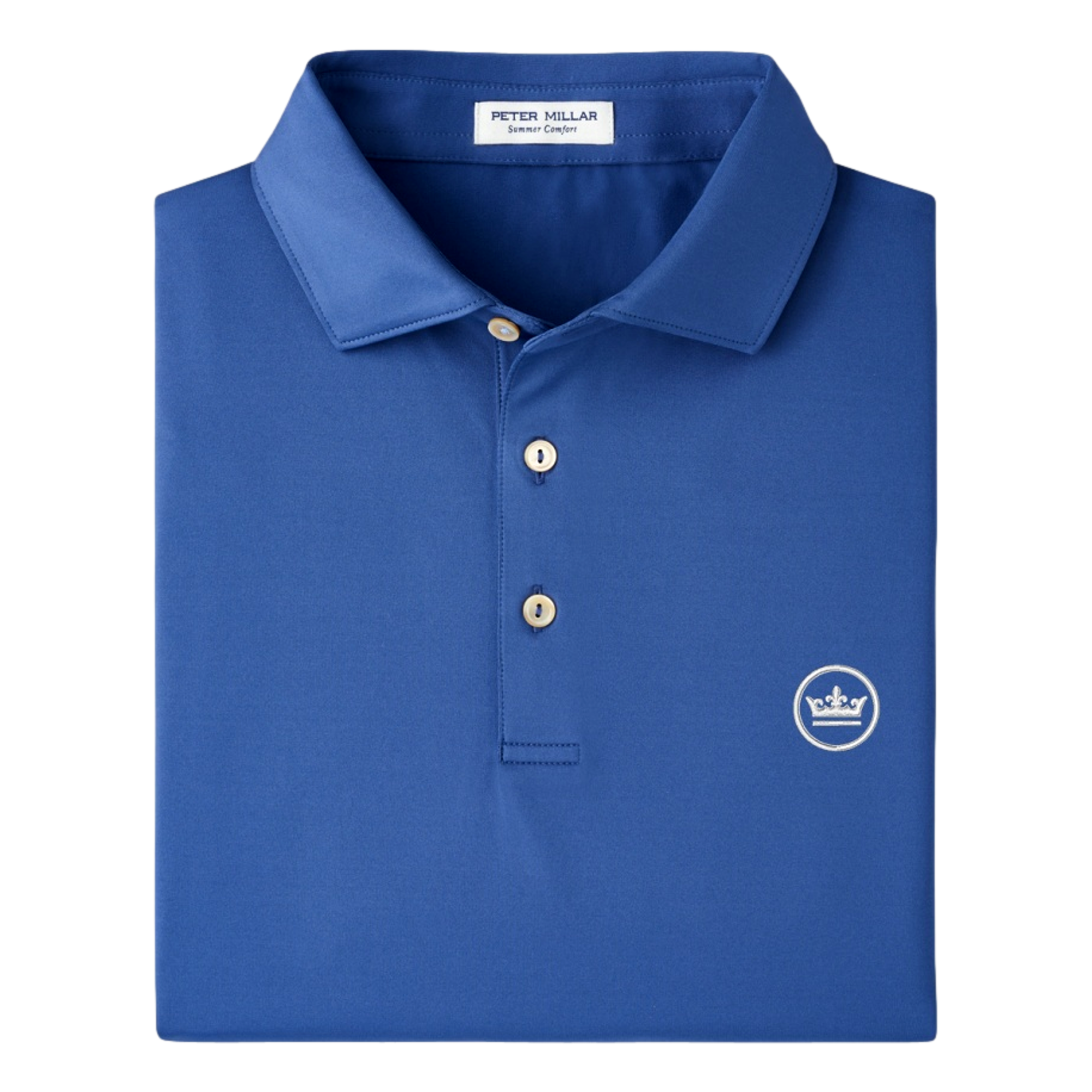 Solid Performance Jersey Men's Golf Polo Shirt