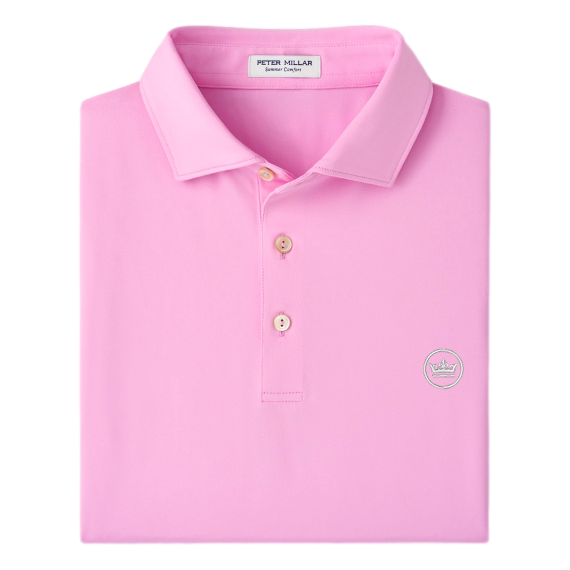 Solid Performance Men's Golf Polo Shirt