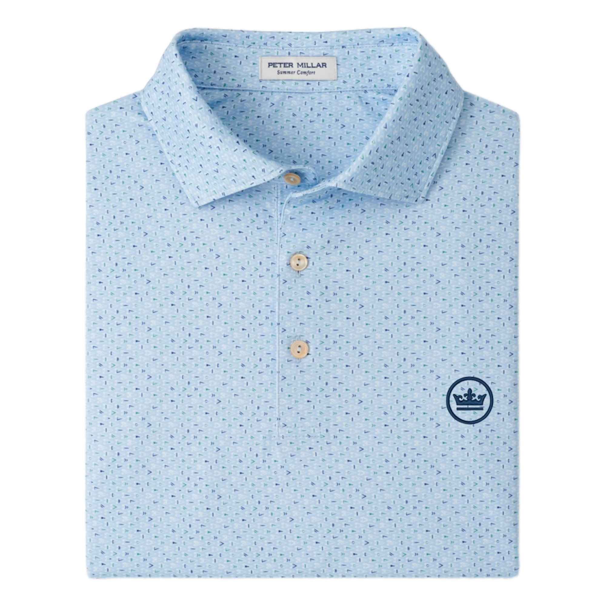 Pennants Performance Men's Golf Polo Shirt