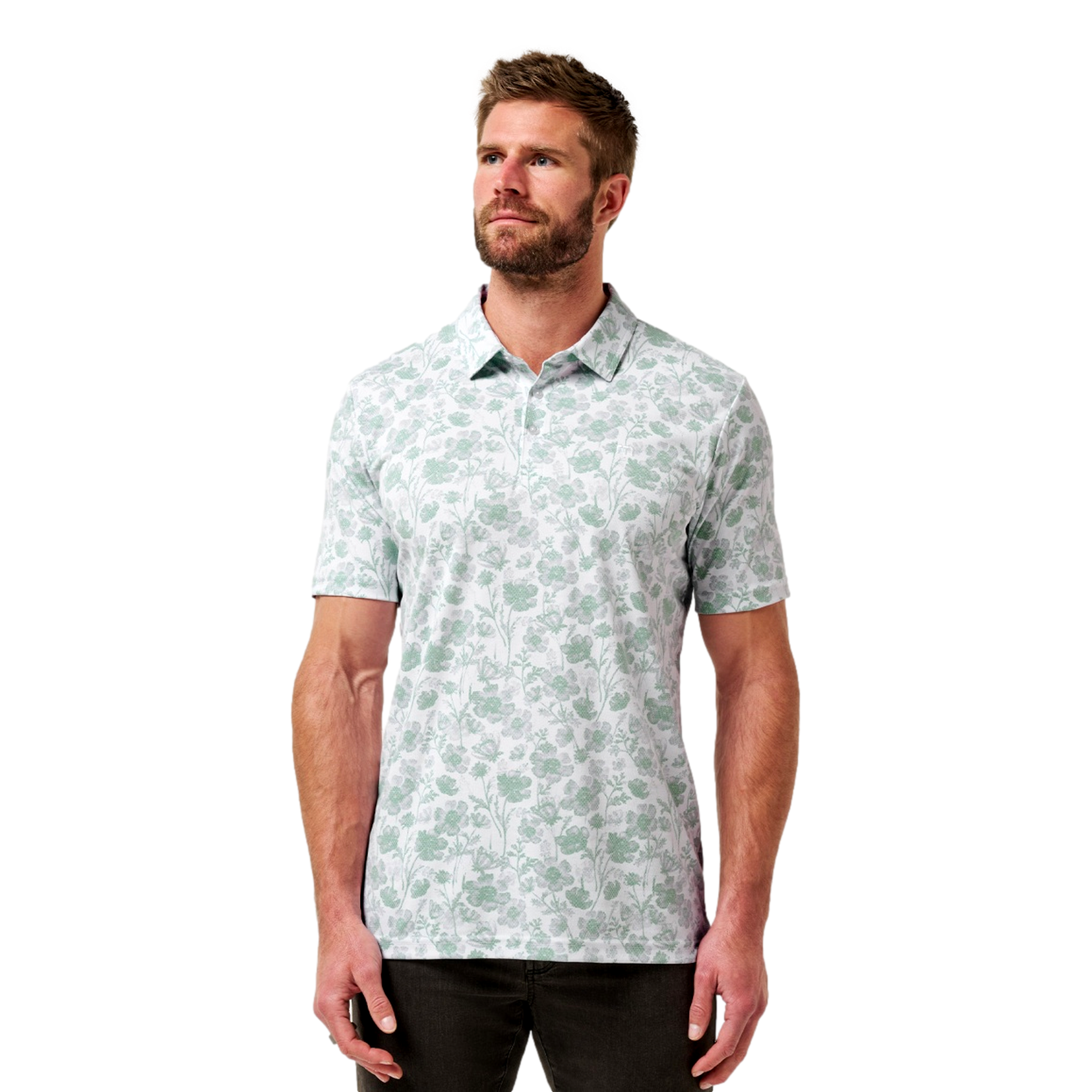 Been Abroad Men's Short Sleeve Golf Polo Shirt