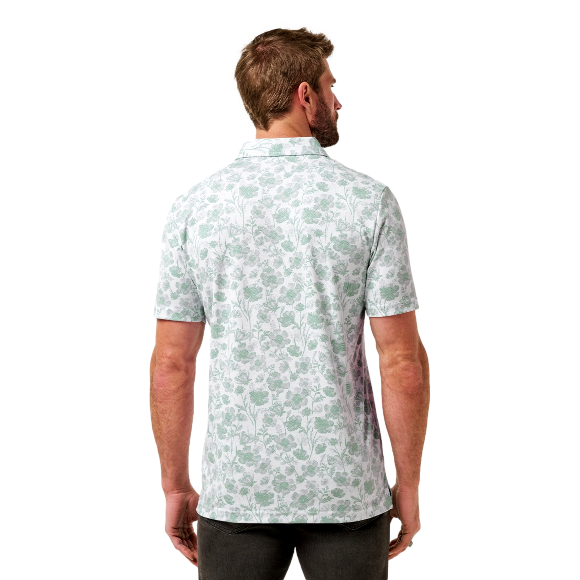 Been Abroad Men's Short Sleeve Golf Polo Shirt