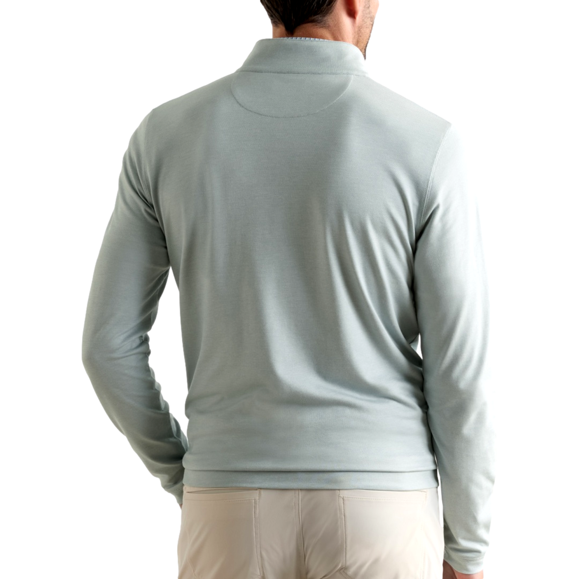 Albatross Cotton Blend Pique Men's Golf Quarter Zip
