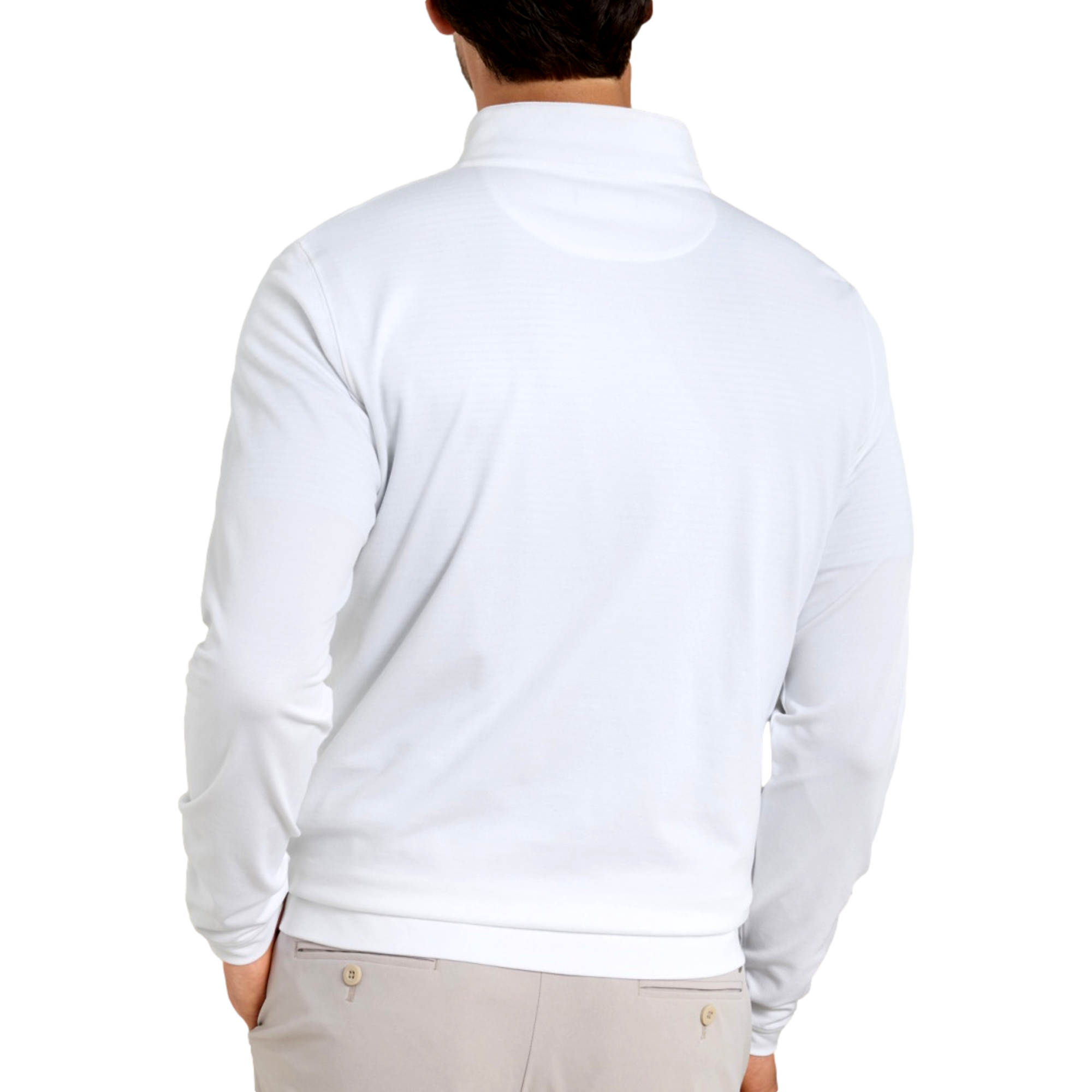 Albatross Cotton Blend Pique Men's Golf Quarter Zip