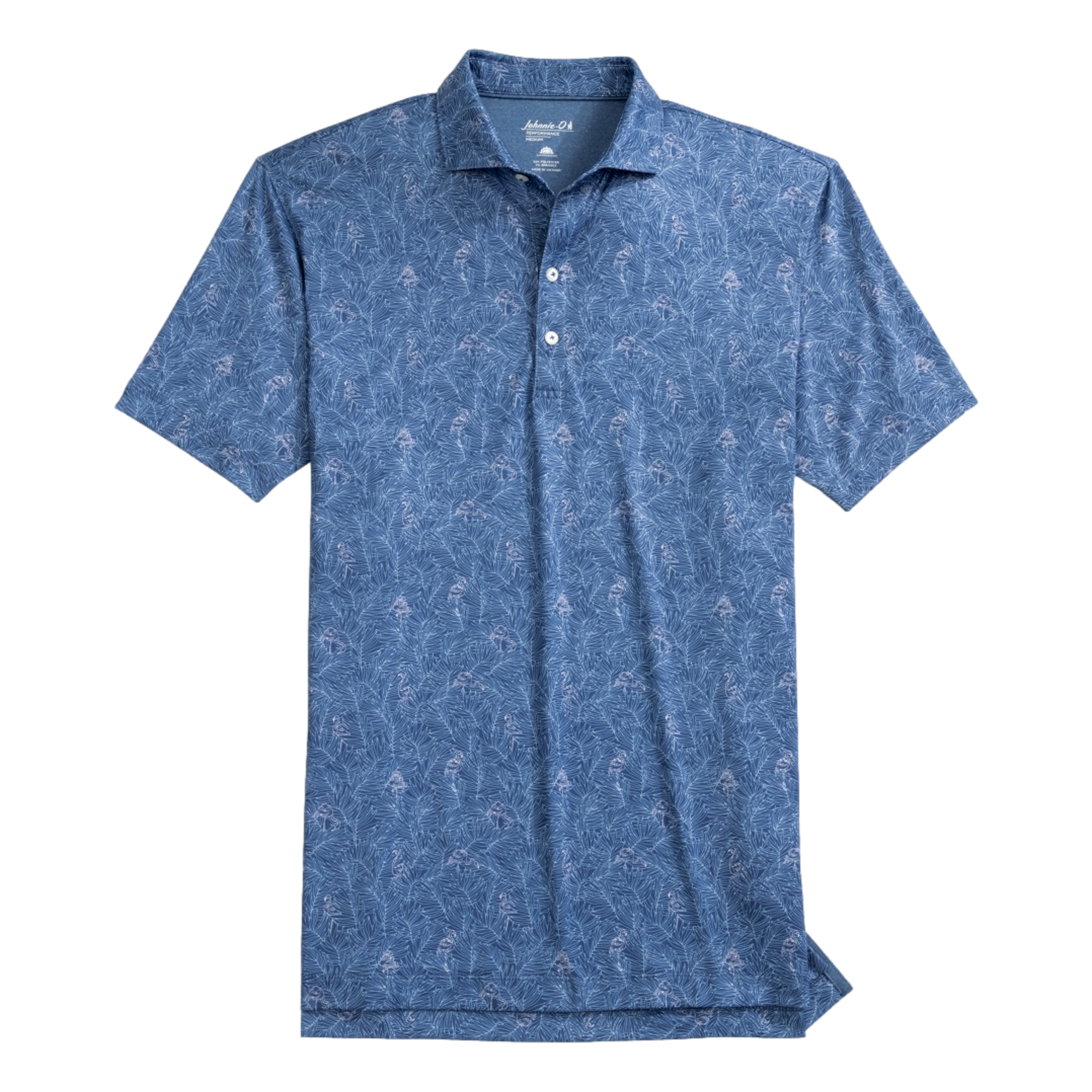 Osmond Print Men's Short Sleeve Golf Polo Shirt