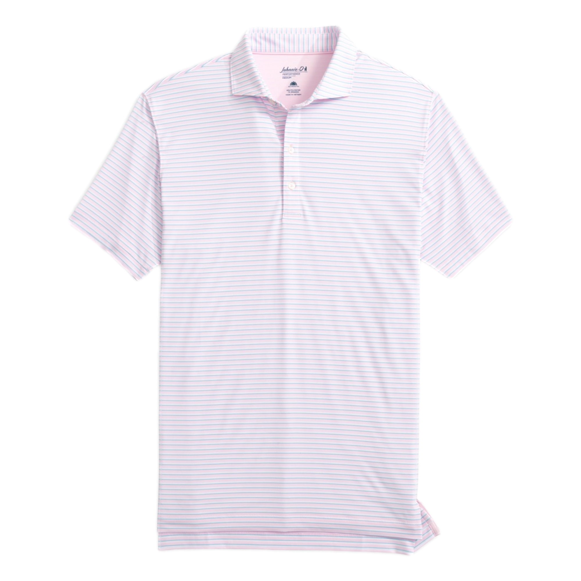 Rez Striped Men's Short Sleeve Golf Polo Shirt