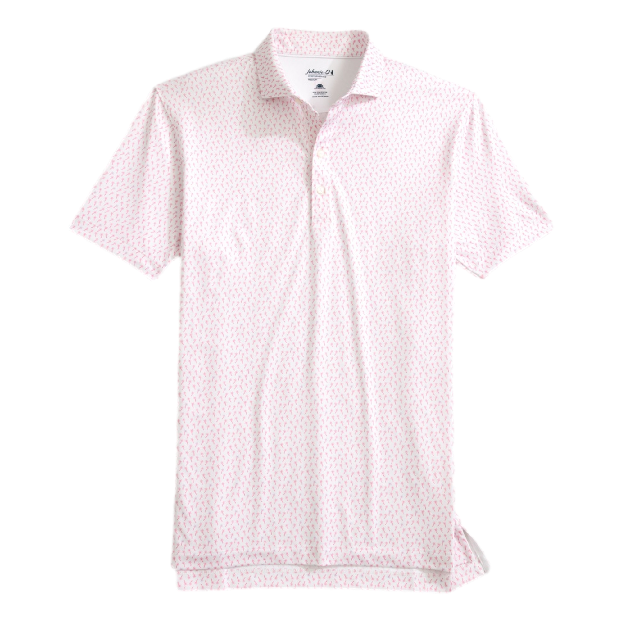 Marina Print Men's Short Sleeve Golf Polo Shirt