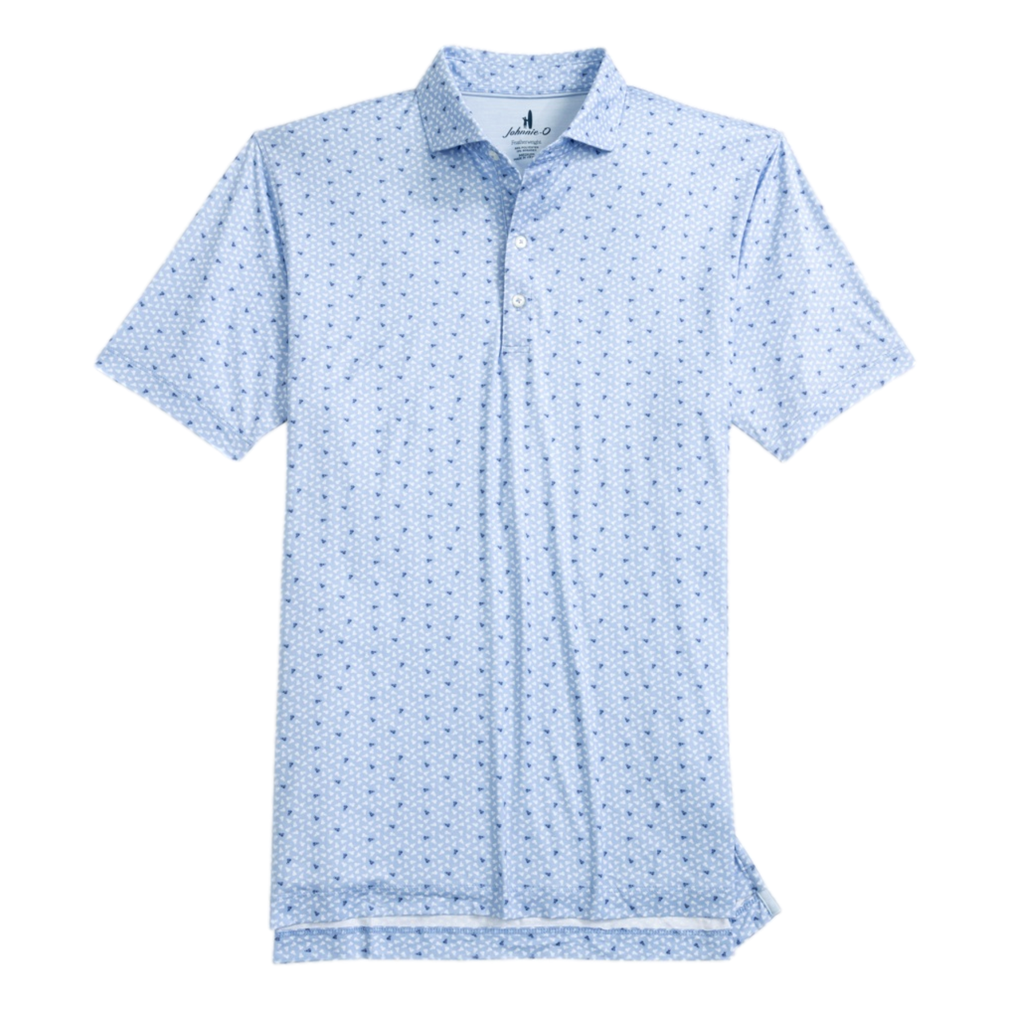 Backcourt Print Men's Short Sleeve Golf Polo Shirt