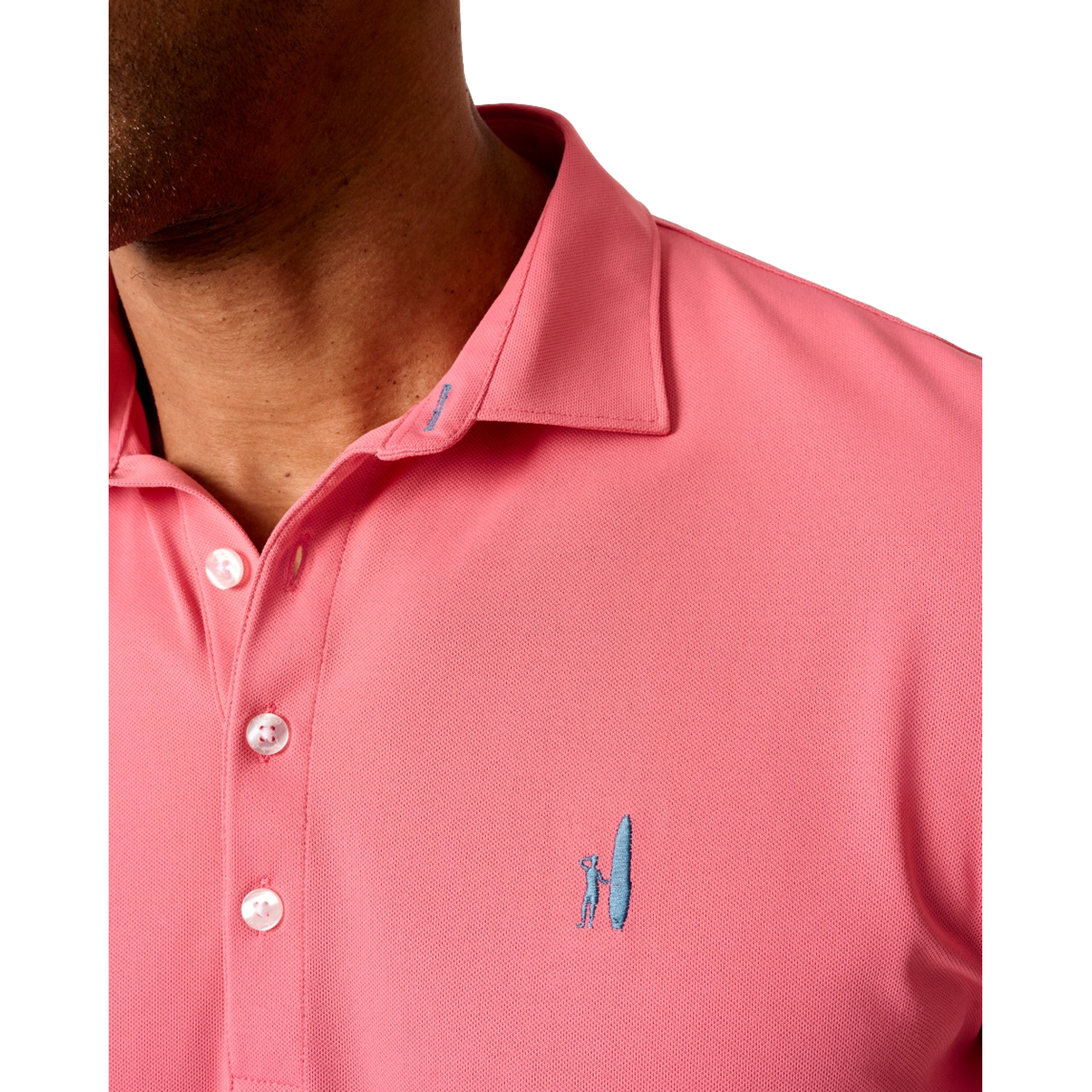 Stevie Solid Pique Men's Short Sleeve Golf Polo Shirt