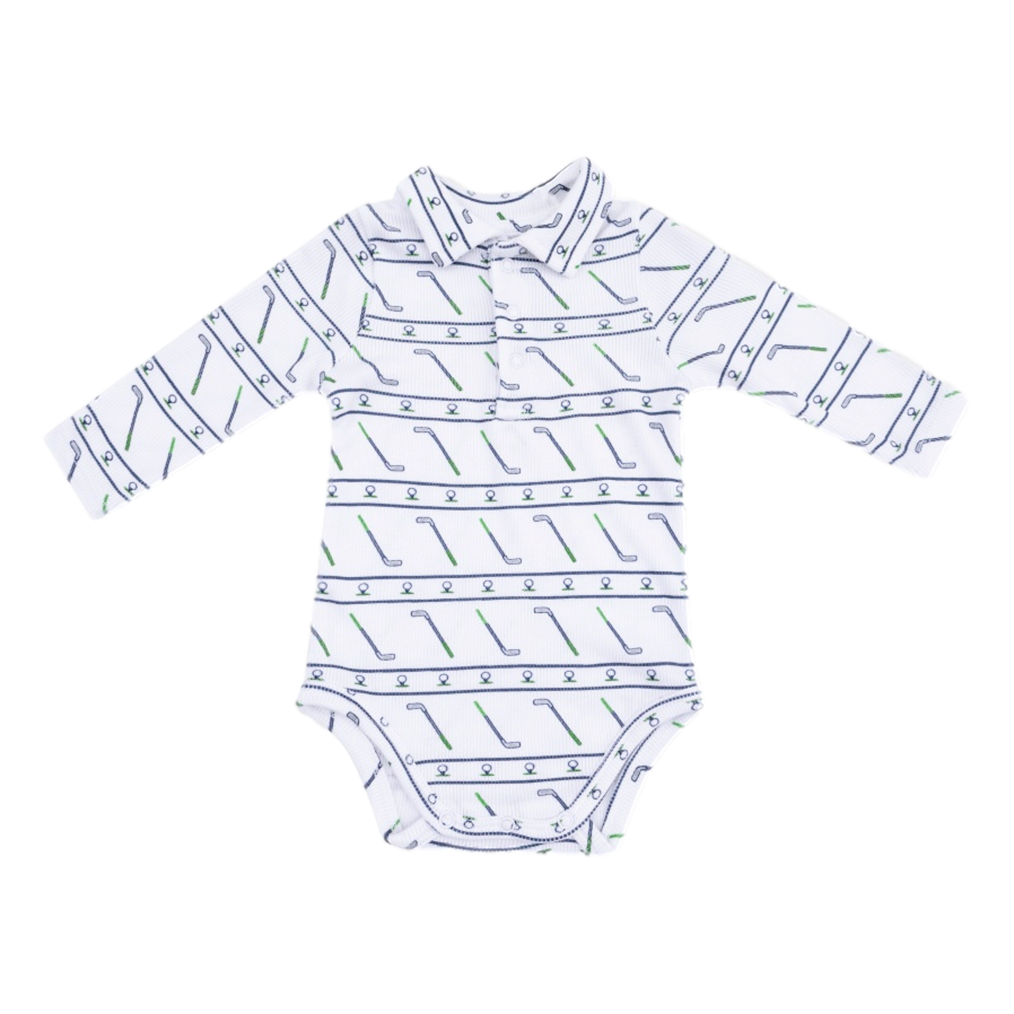 Golf Club Long Sleeve Polo Bodysuit