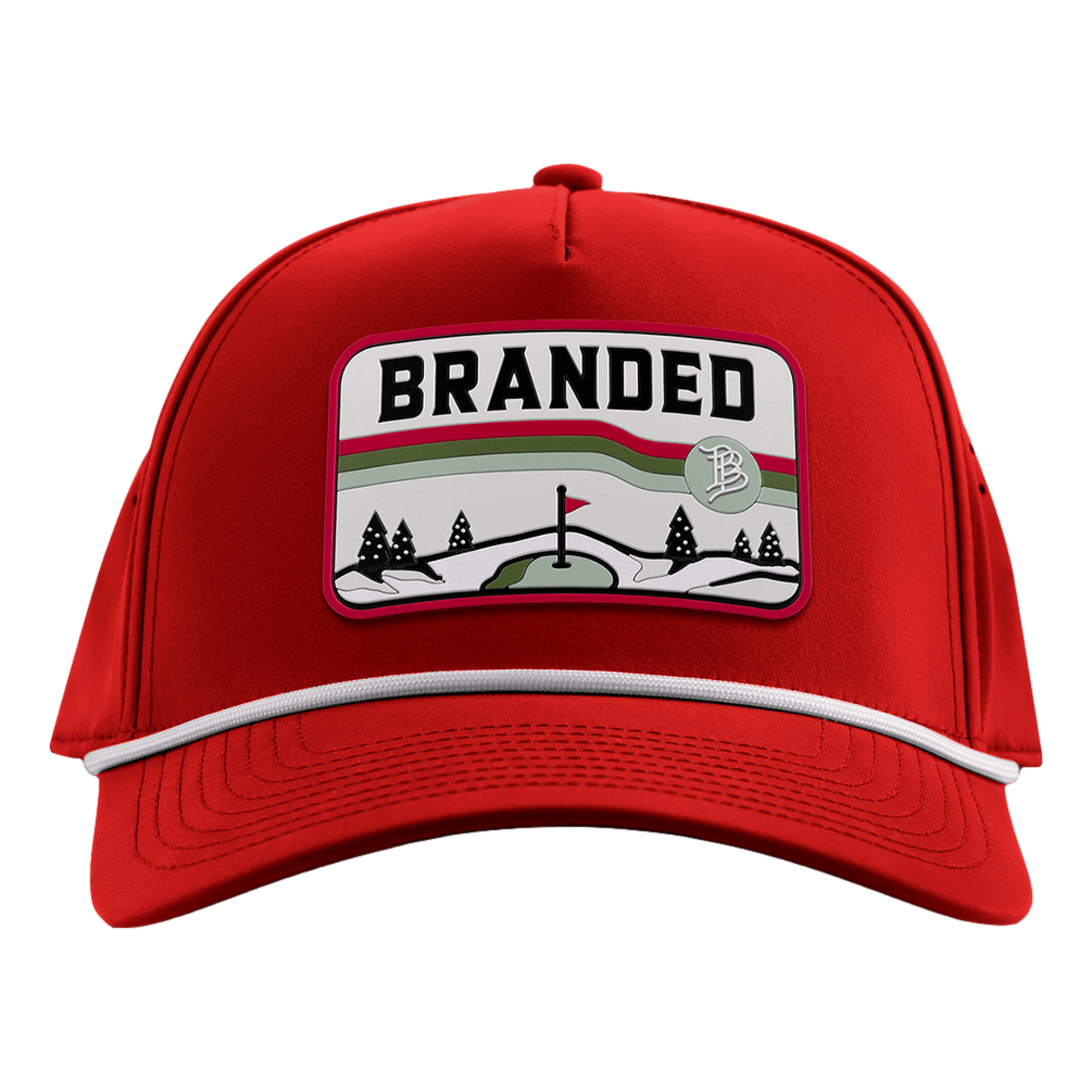 5-Panel Snowscape Rope Golf Hat