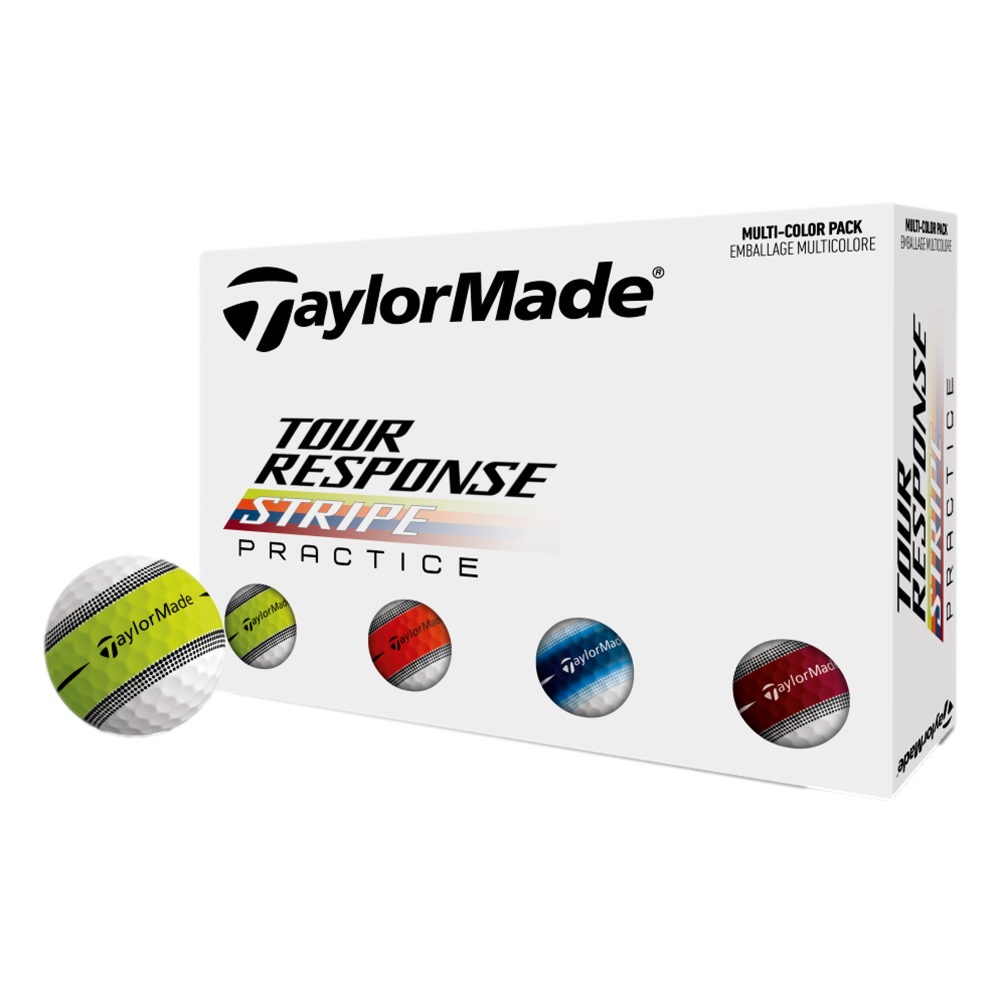 TaylorMade Tour Response Stripe セット 24個 Tour Response Stripe Practice 24pk Golf Balls | PGA TOUR Superstore