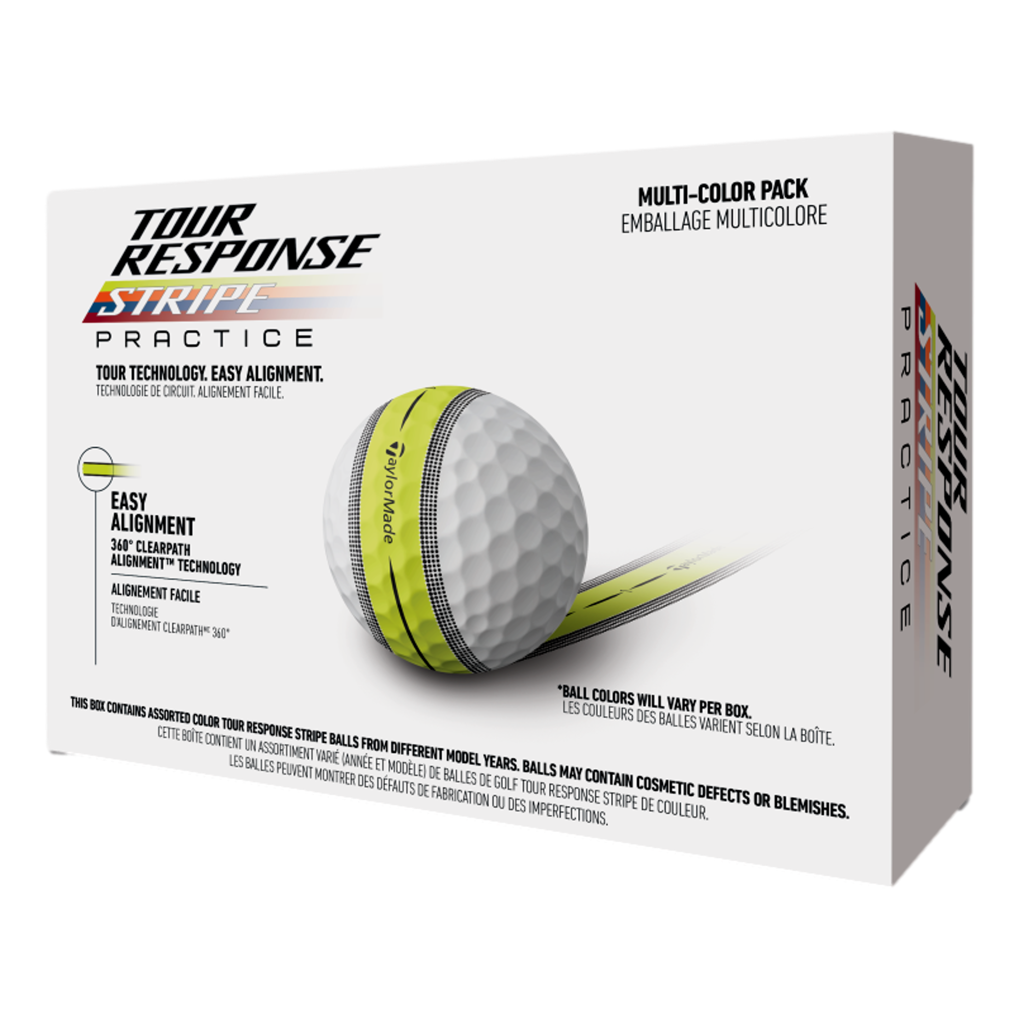 Tour Response Stripe Practice 24pk Golf Balls | PGA TOUR Superstore