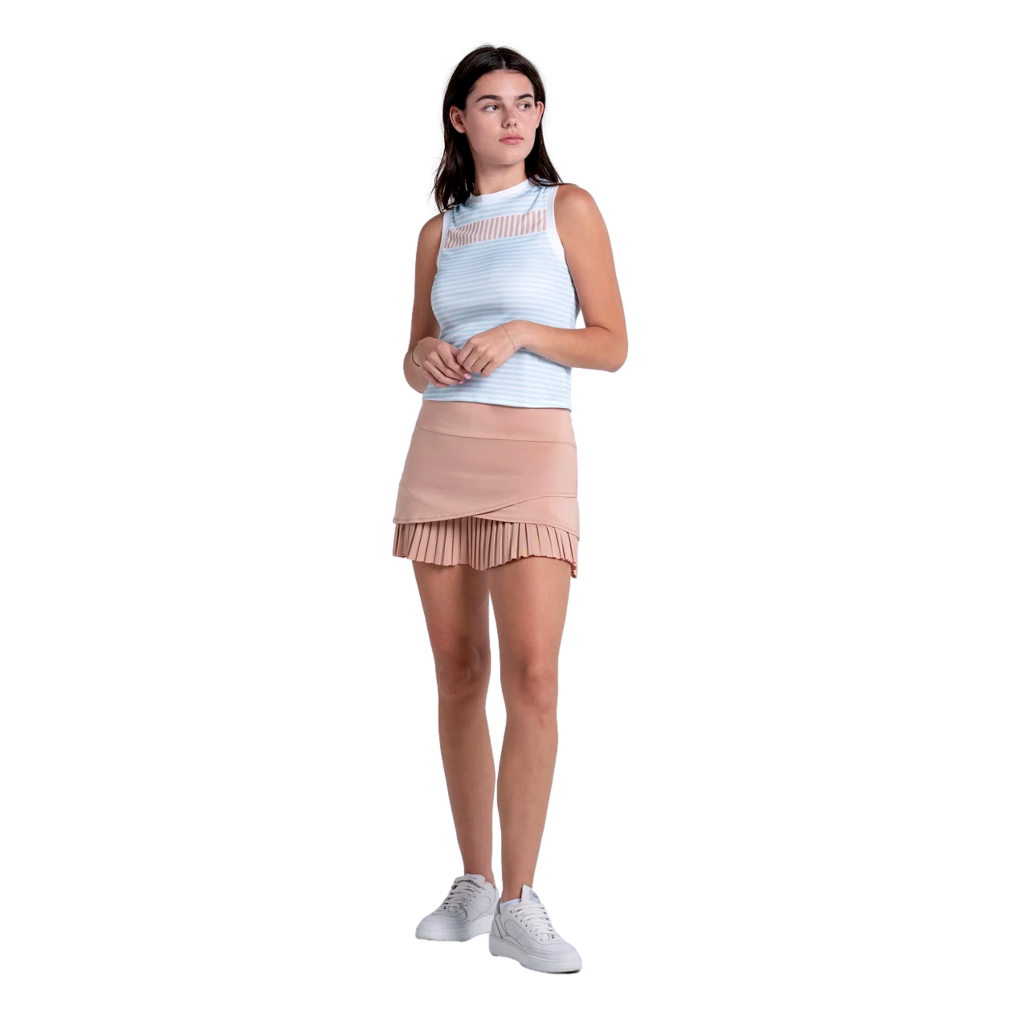 Riviera Breeze Stripe Muscle Tennis Tank Top