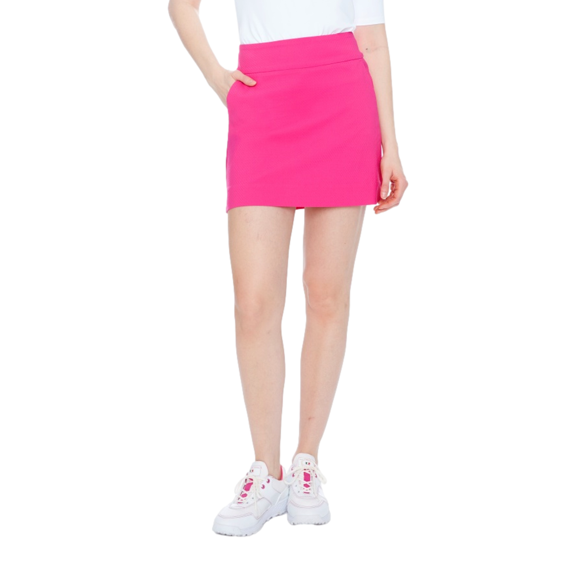 Solid Texture Women's 16" Golf Skort