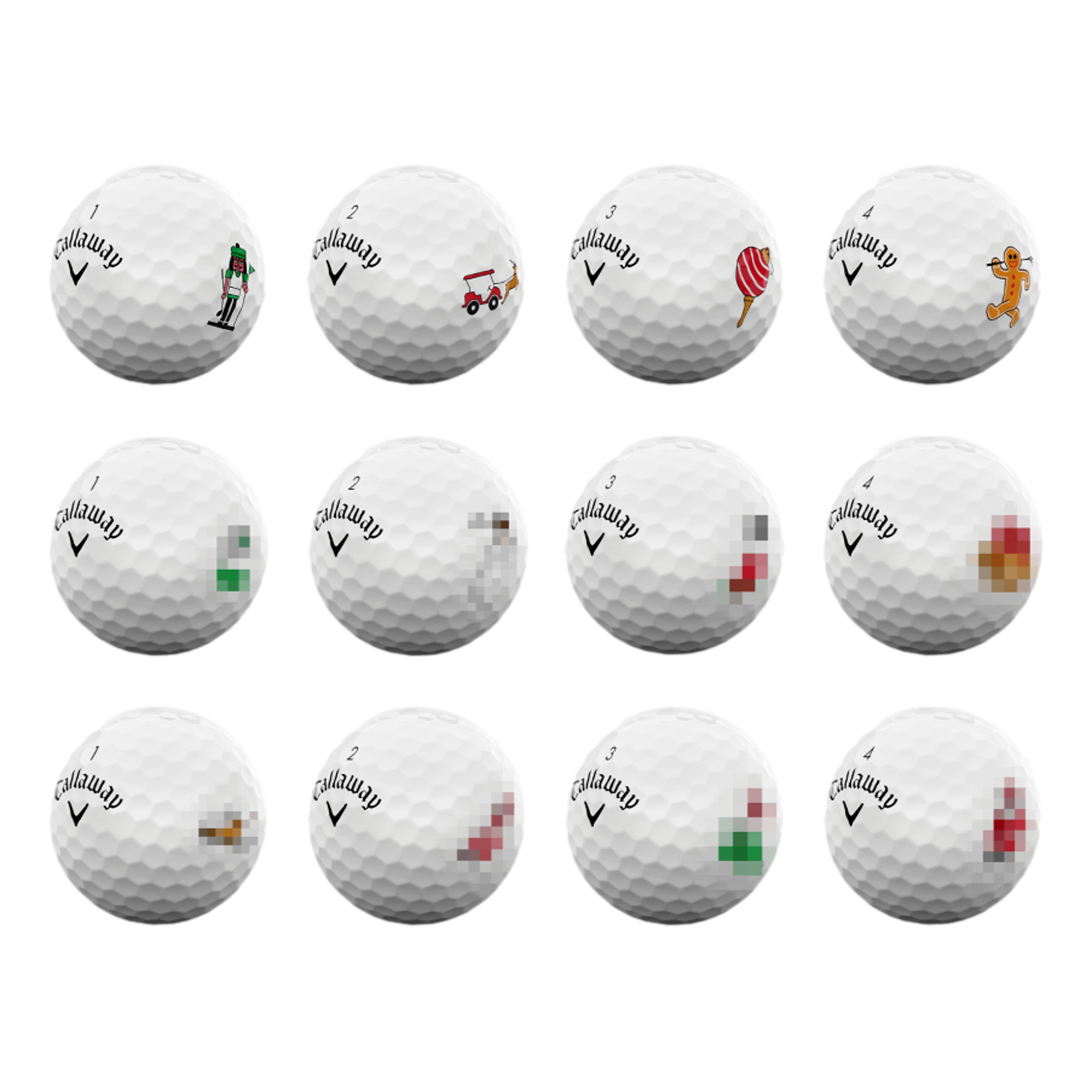 Supersoft 2025 Advent Calendar Golf Balls