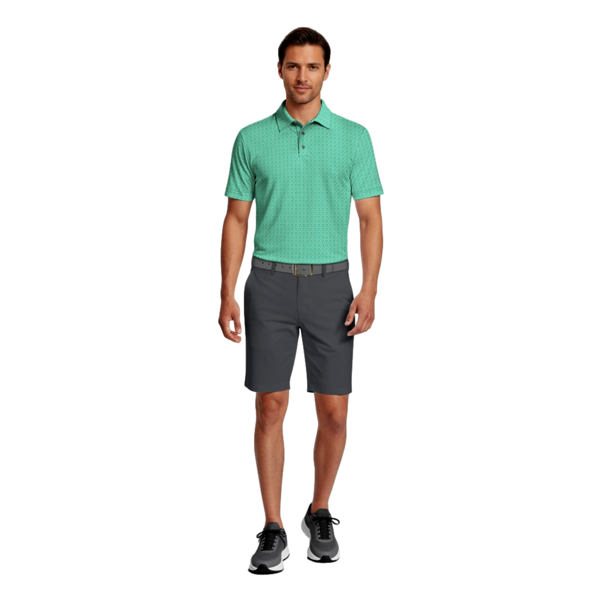 Golf Flag Geo Essential Men's Golf Polo Shirt