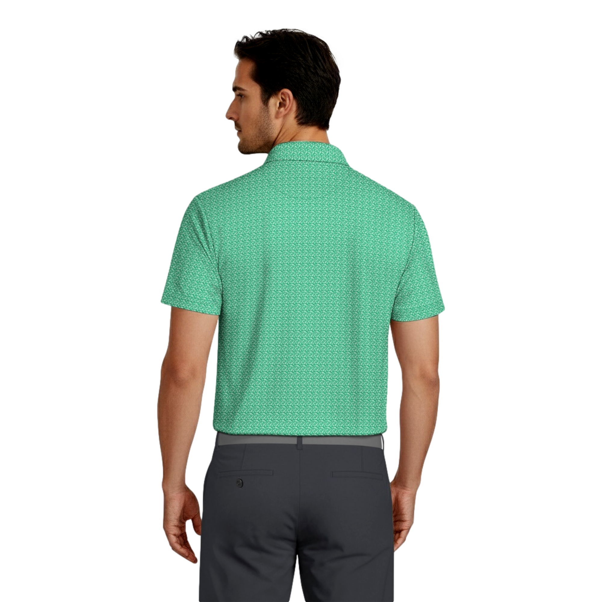 Golf Flag Geo Essential Men's Golf Polo Shirt