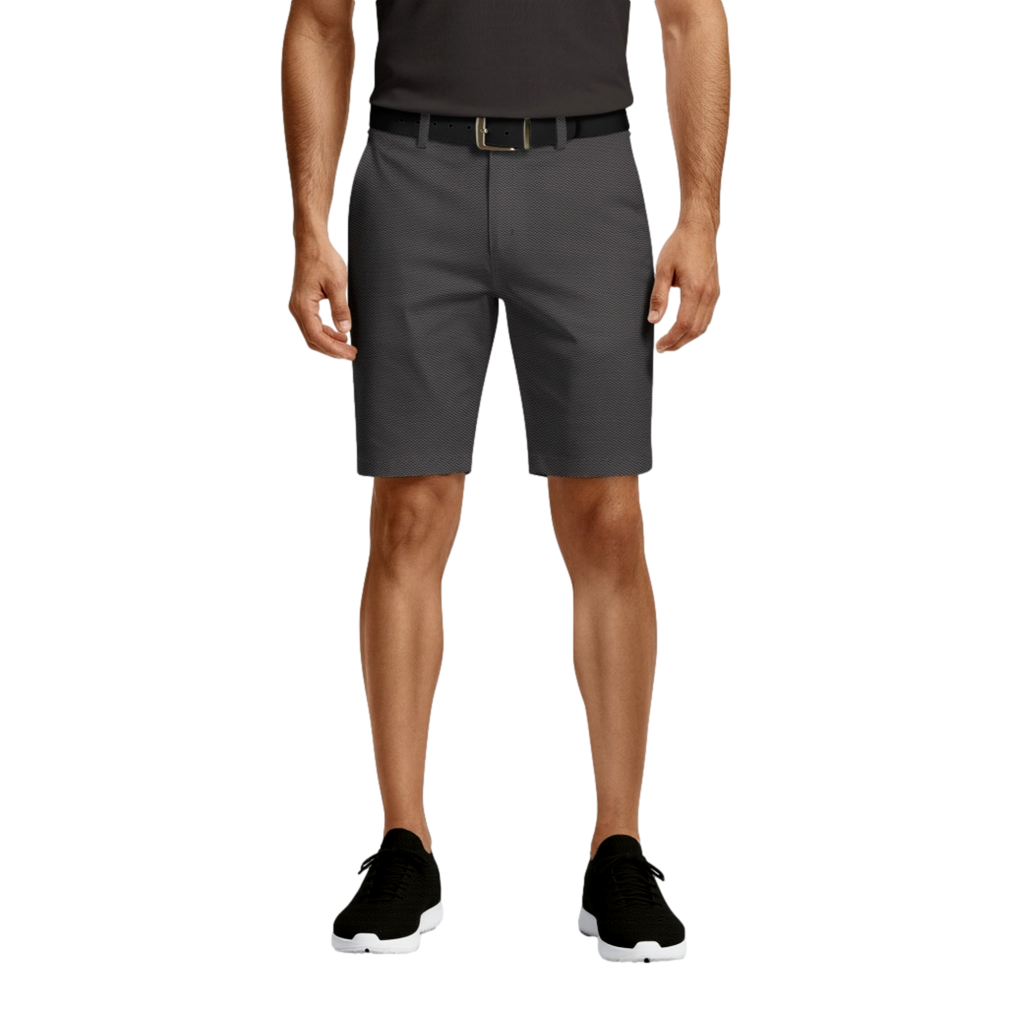 Micro Geo Print Active Waist Men's 8" Golf Shorts