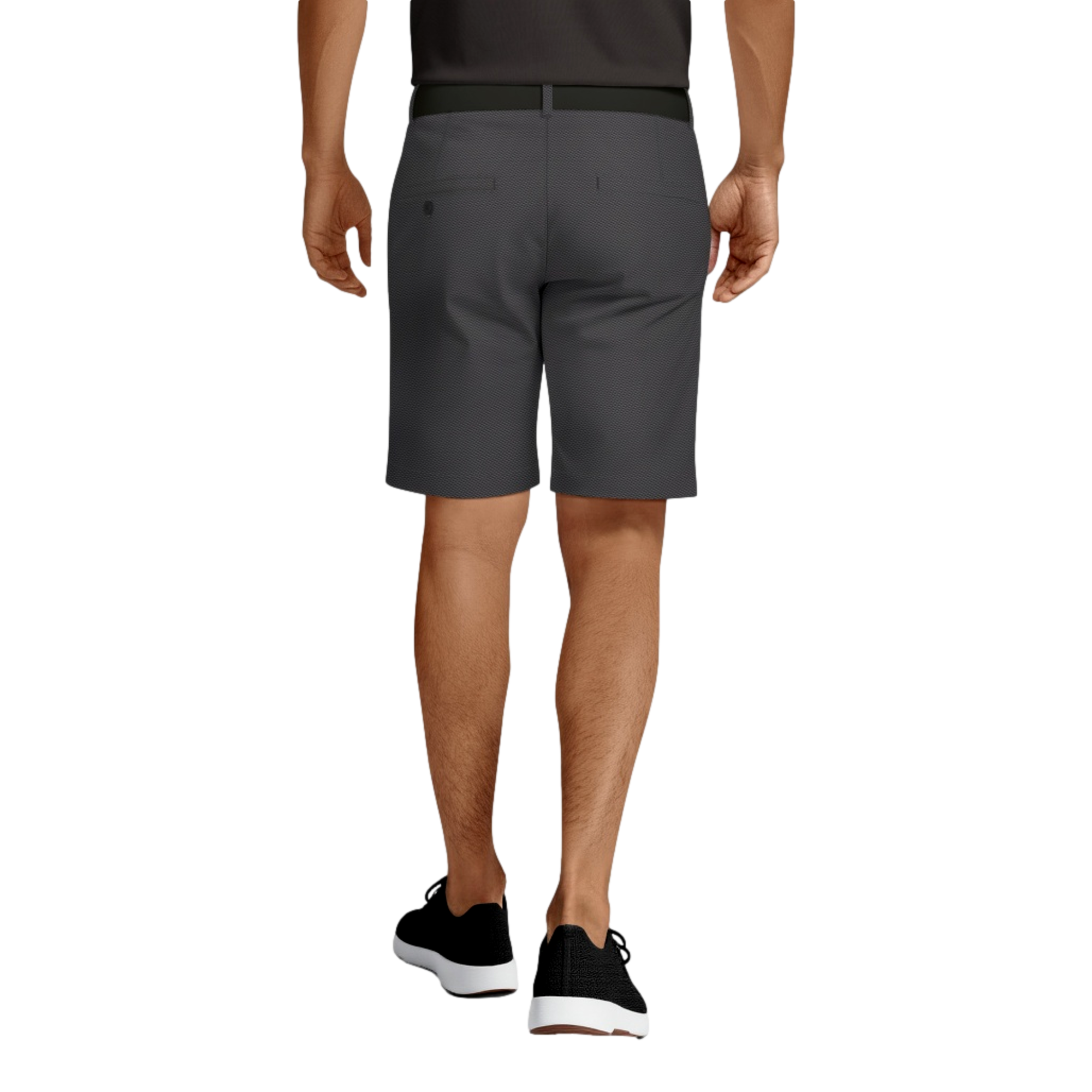 Micro Geo Print Active Waist Men's 8" Golf Shorts