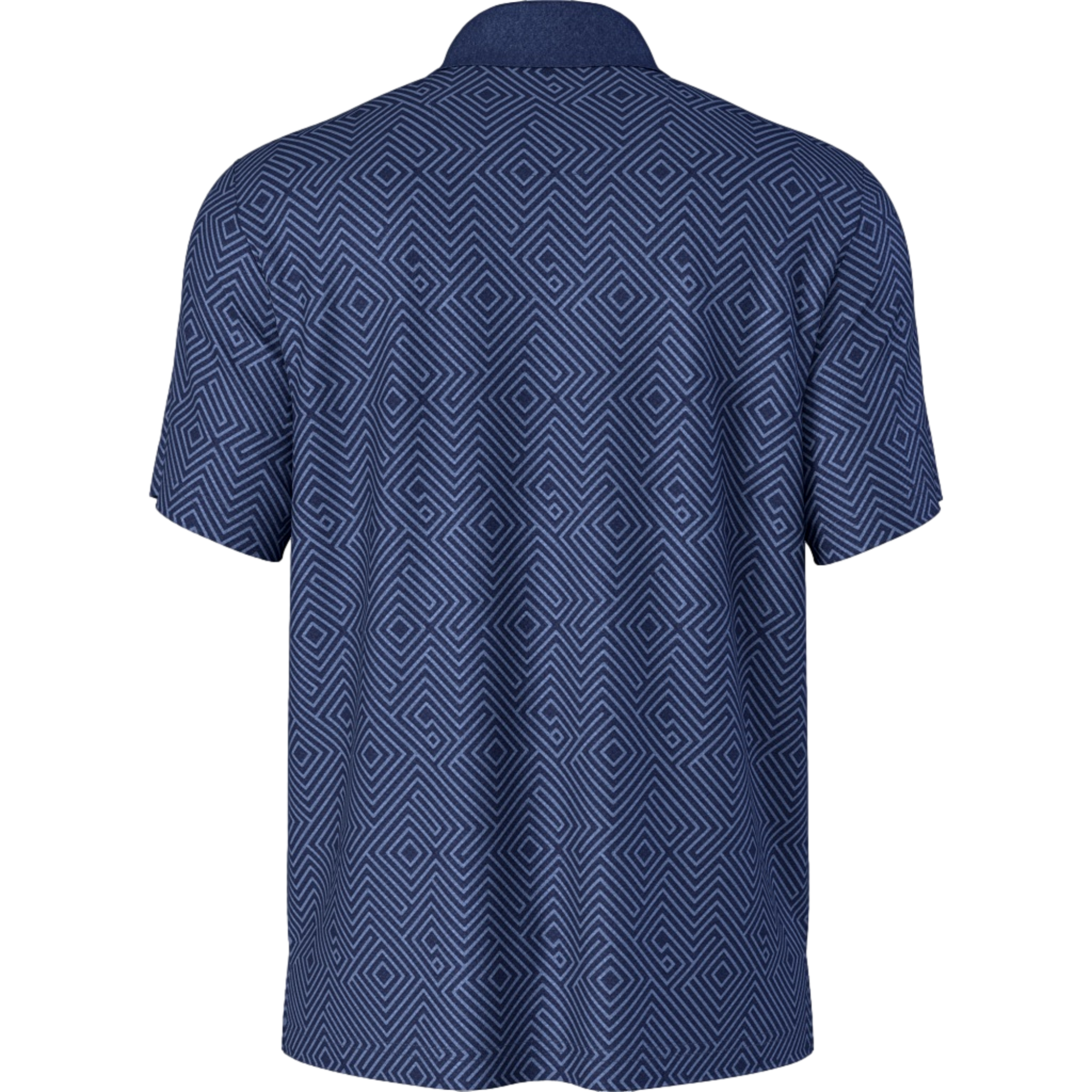Linear Jaspe Printed Men's Golf Polo Shirt