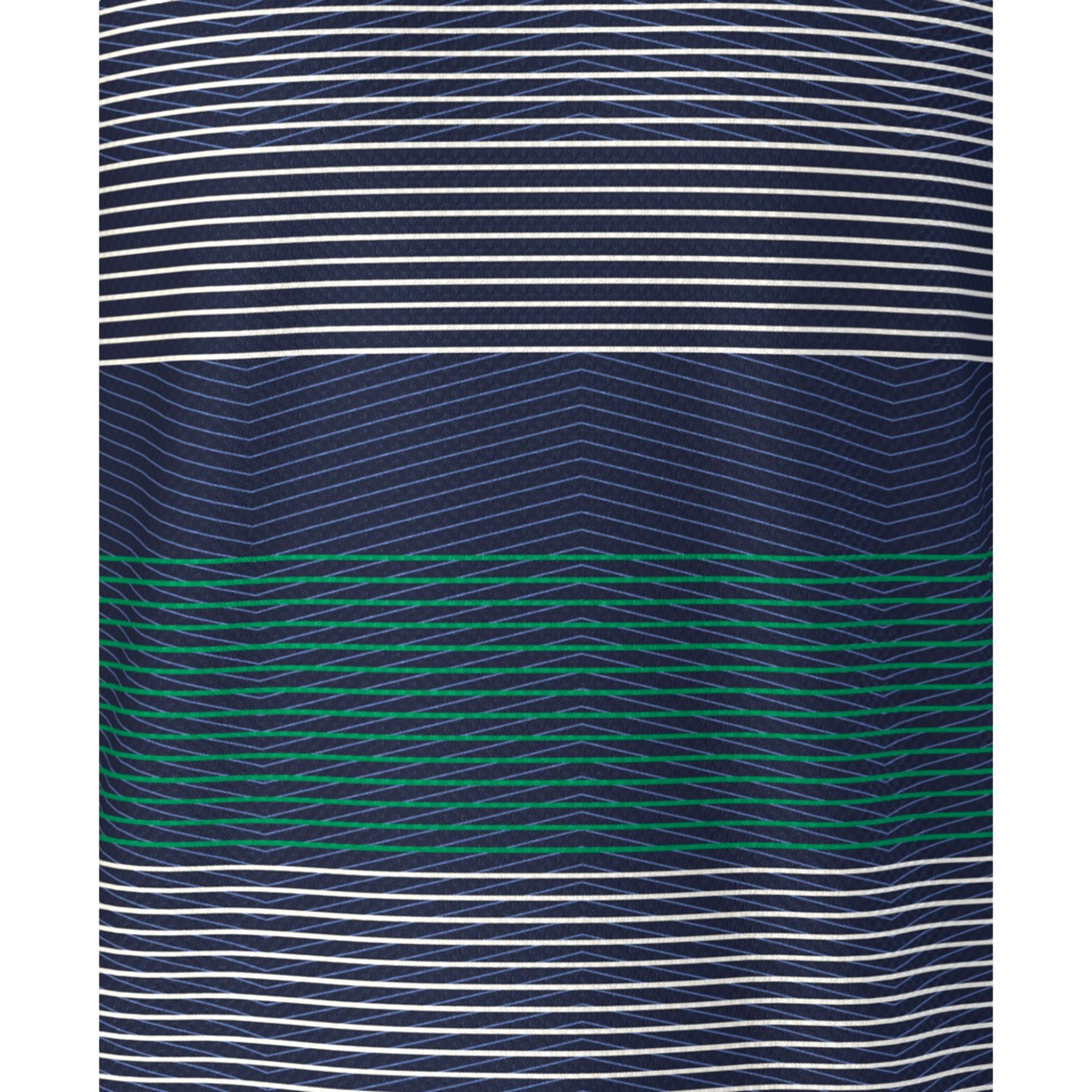 Layered Printed Men's Golf Polo Shirt