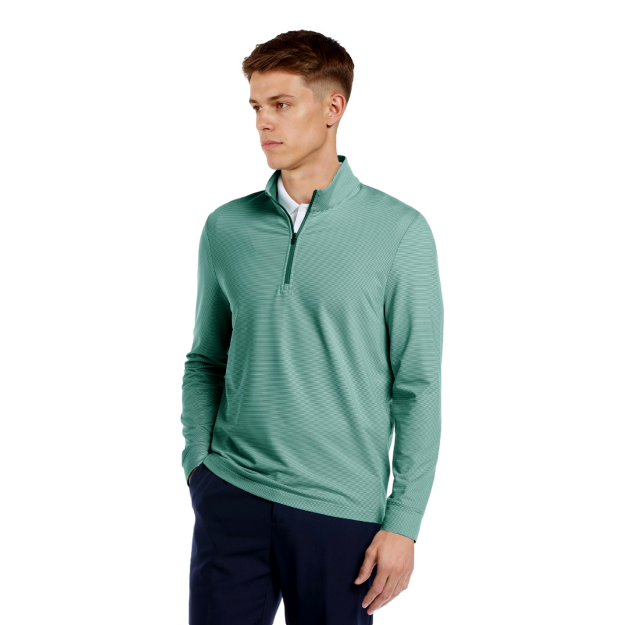 Feeder Stripe Men's Golf Quarter Zip