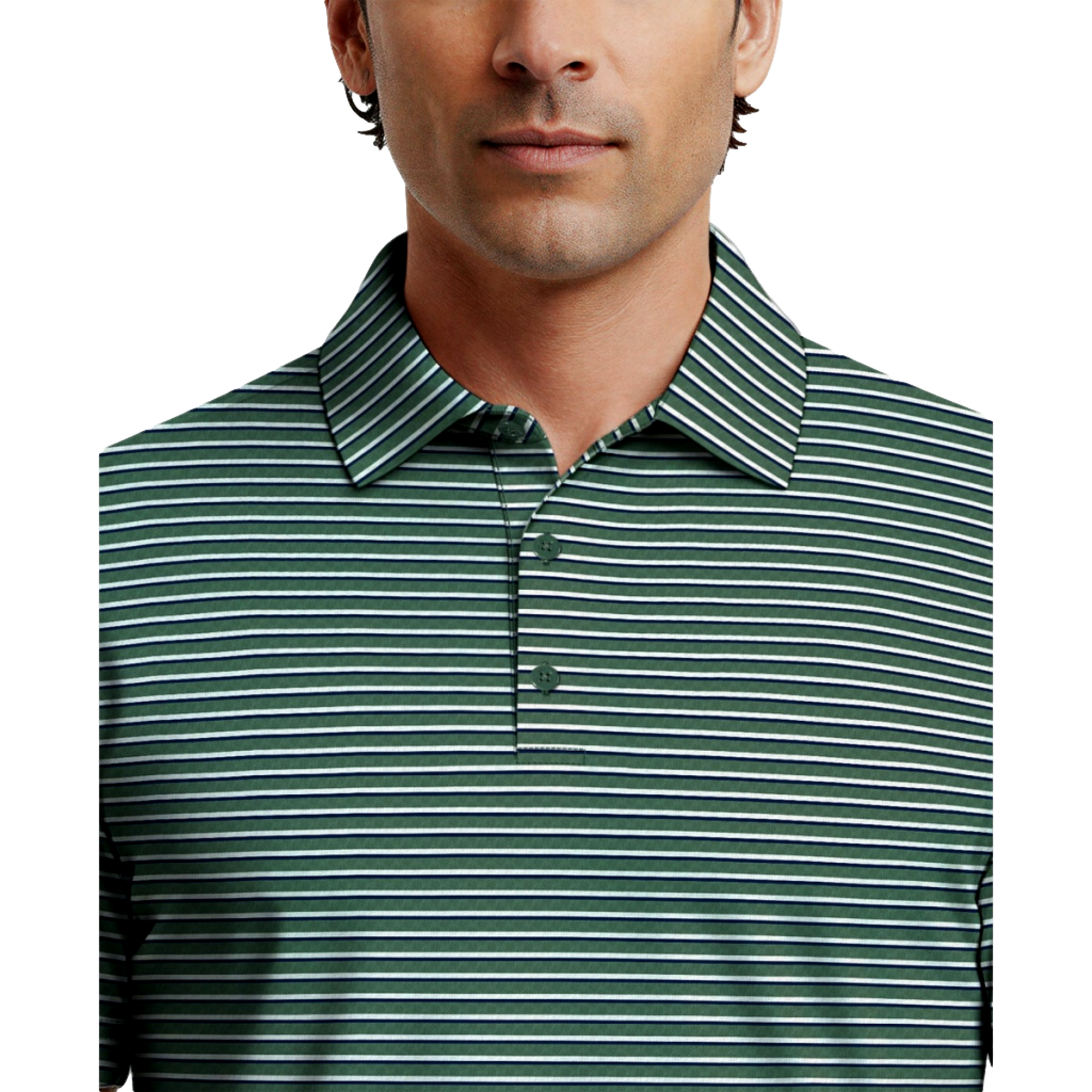 Feeder Stripe Men's Golf Polo Shirt
