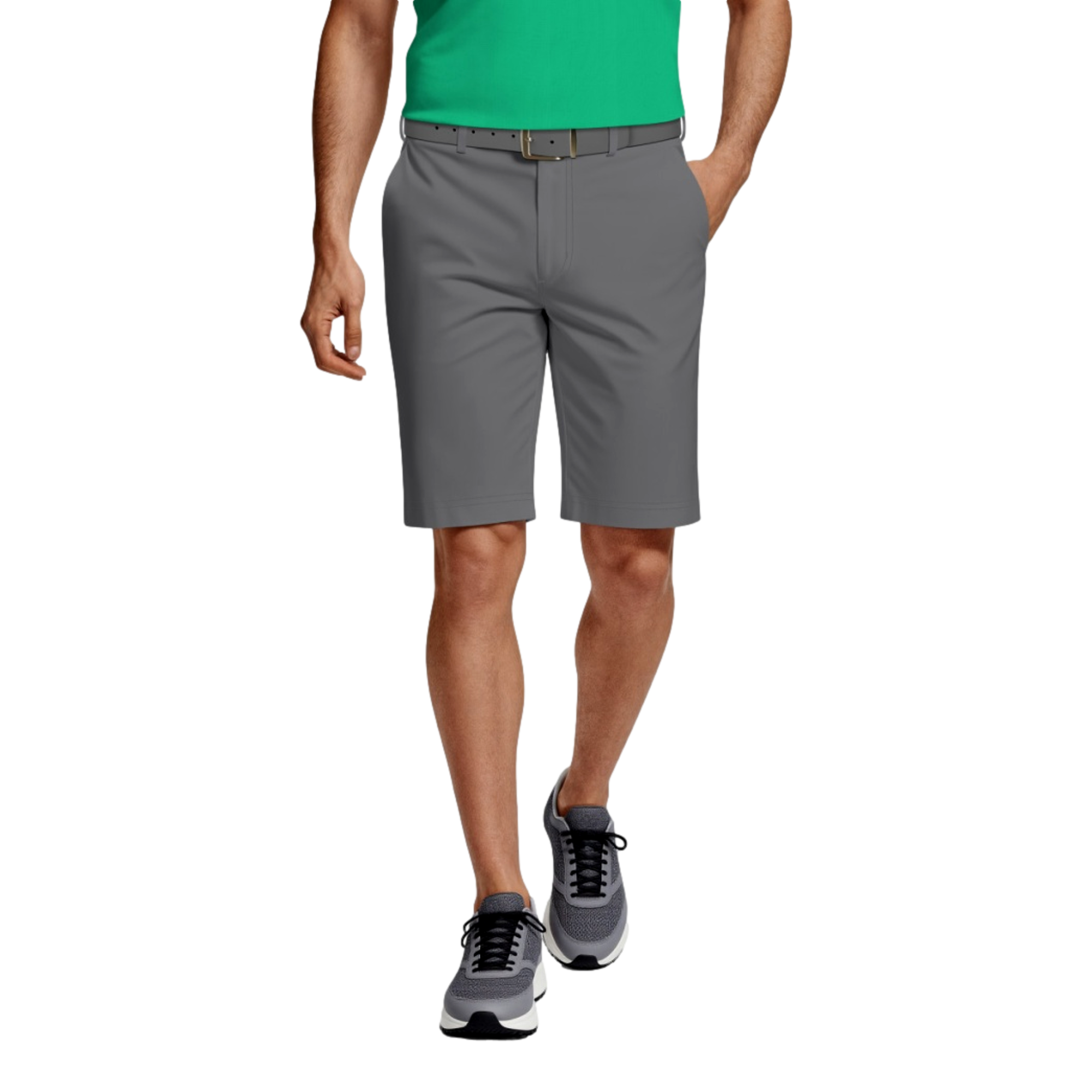 Performance Cooling Flat Front Men's 8" Golf Shorts