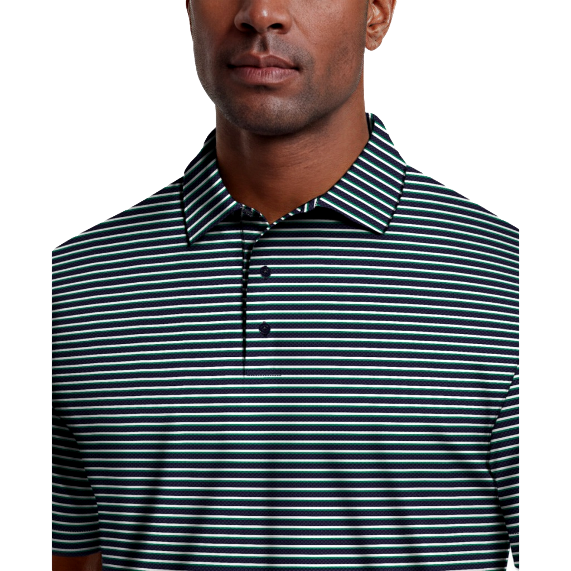 Feeder Striped Men's Golf Polo Shirt