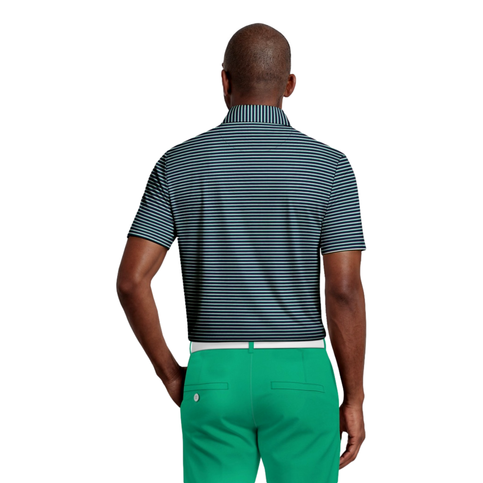 Feeder Striped Men's Golf Polo Shirt