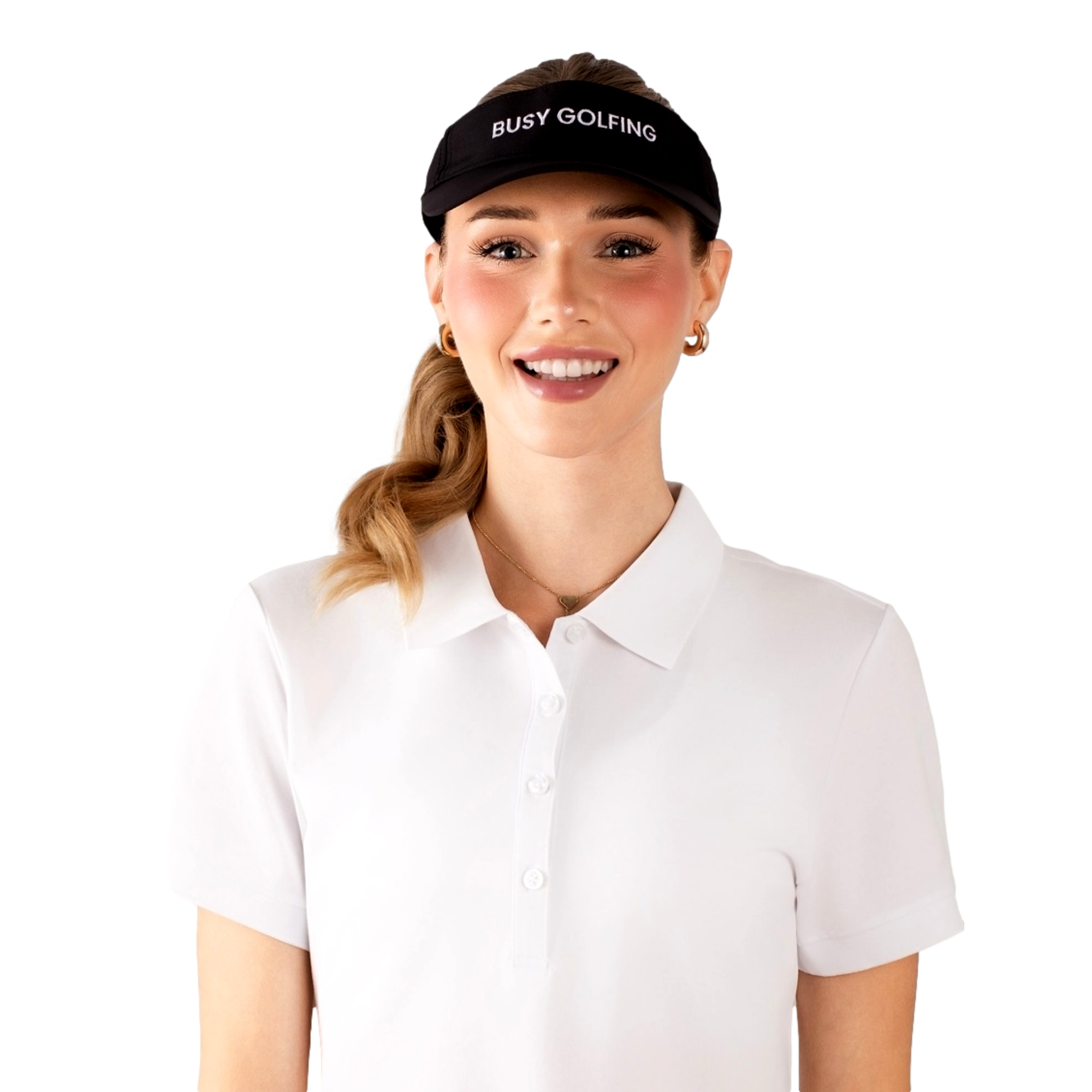 Busy Golfing Sport Women's Golf Visor