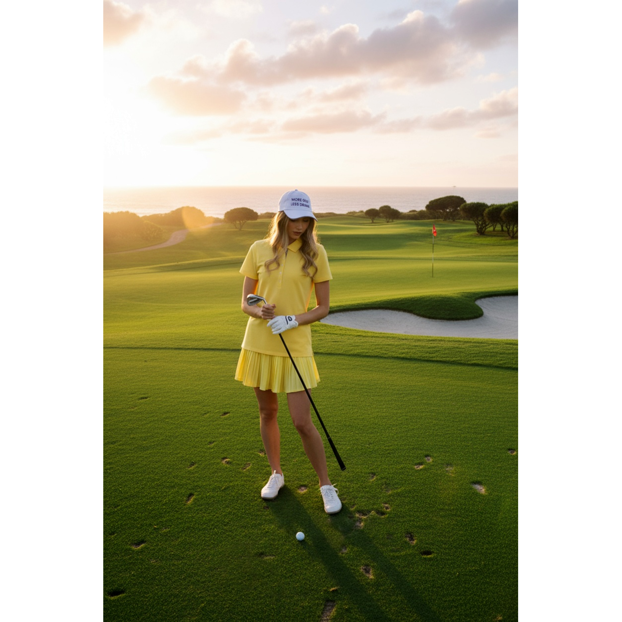 More Golf Less Drama Women's Golf Hat