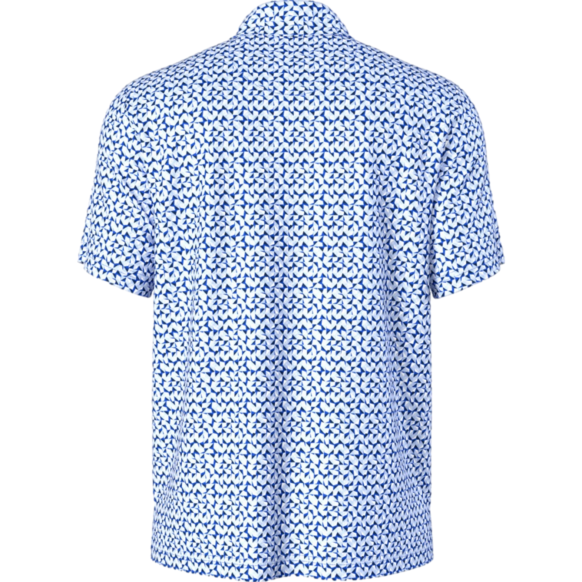 Abstract Geo Printed Men's Golf Polo Shirt