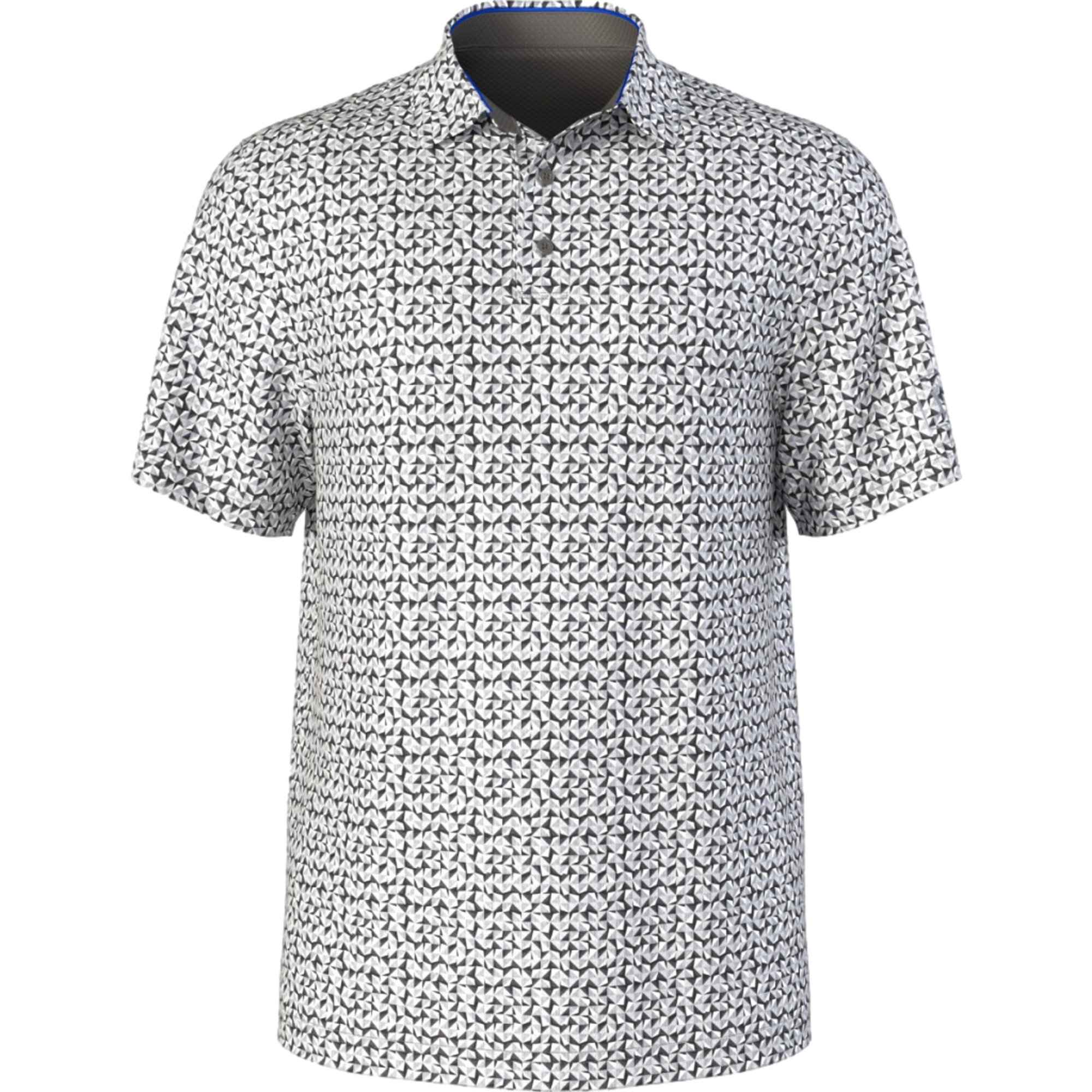 Abstract Geo Printed Men's Golf Polo Shirt