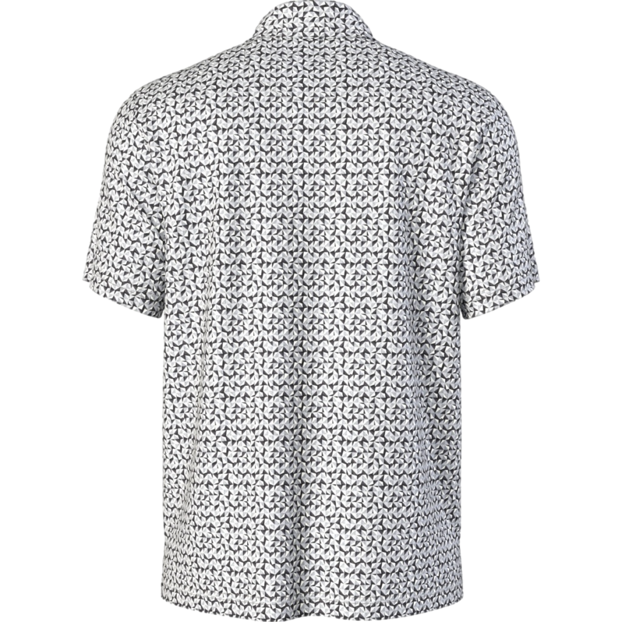 Abstract Geo Printed Men's Golf Polo Shirt