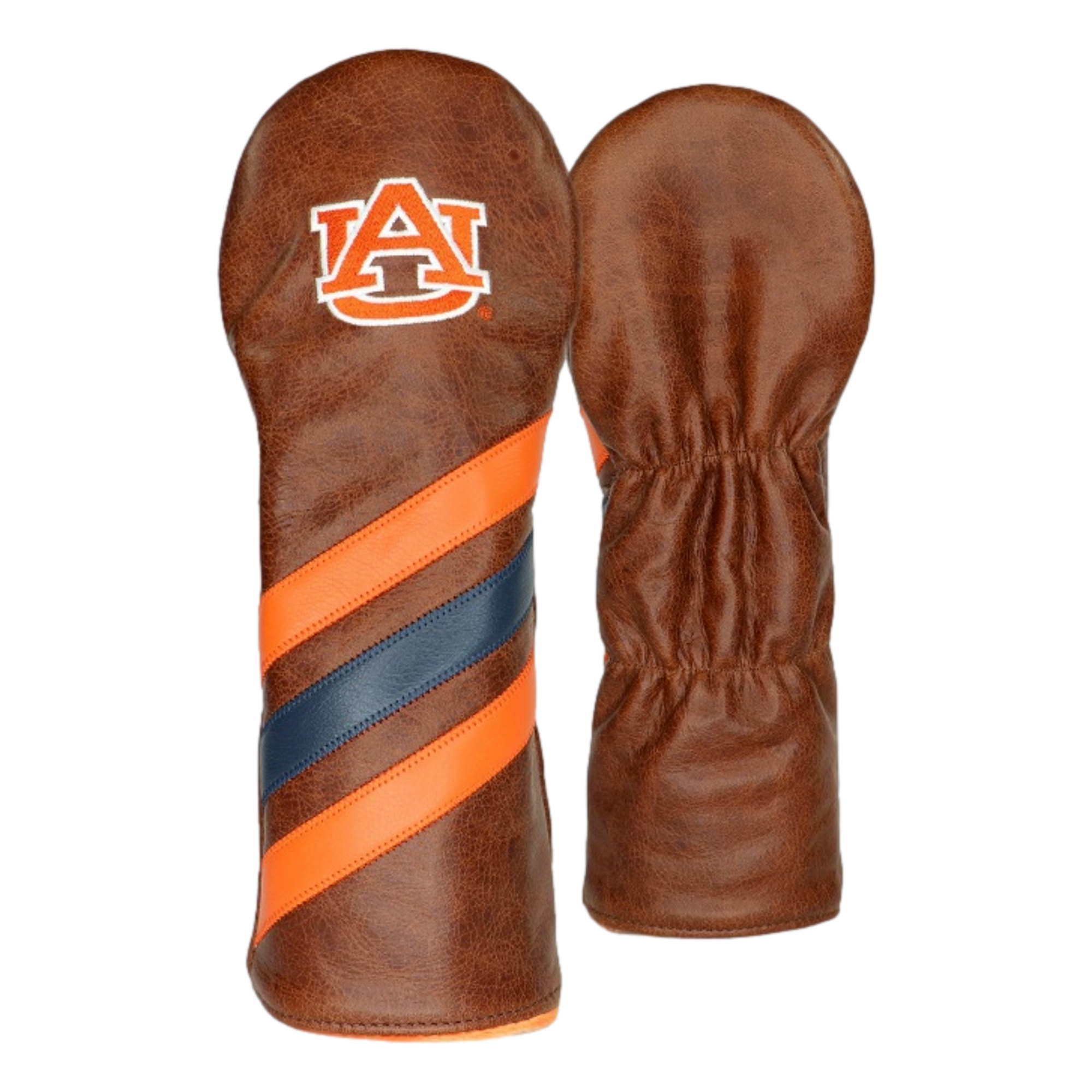 Hometown Leather Stripes Auburn Fairway Headcover