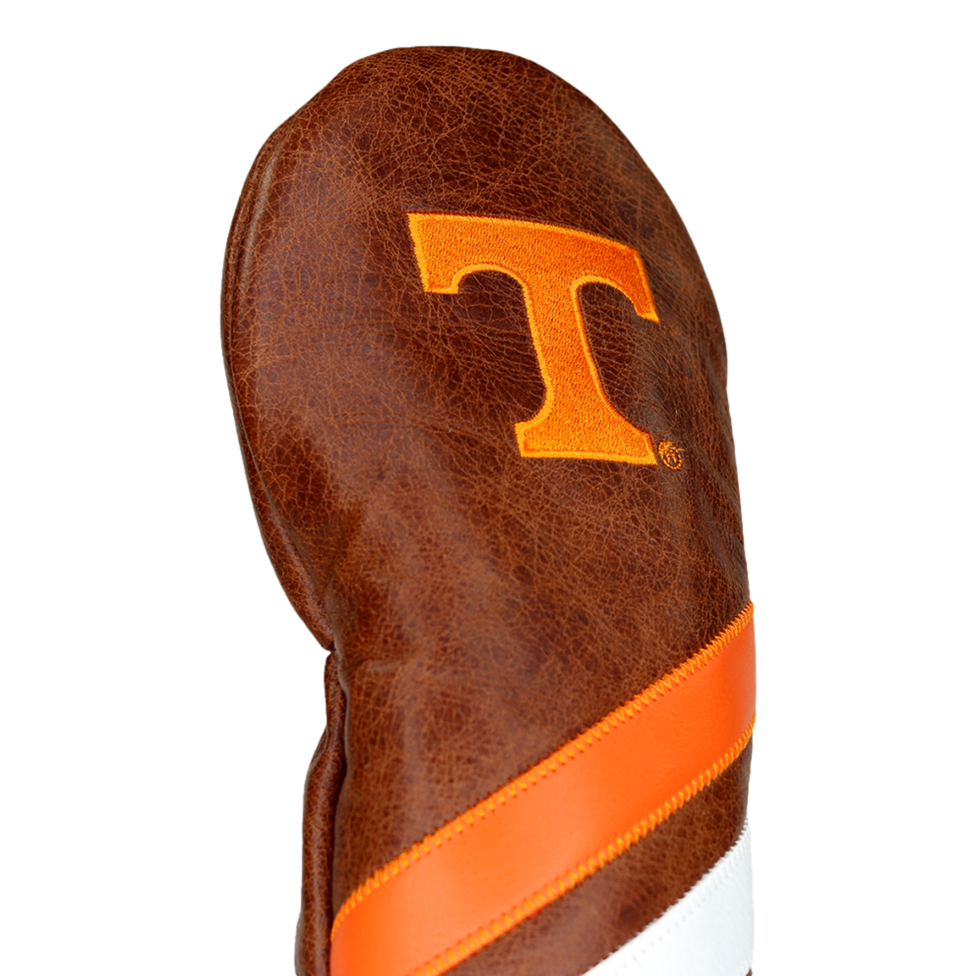 Hometown Leather Stripe Tennessee Fairway Headcover