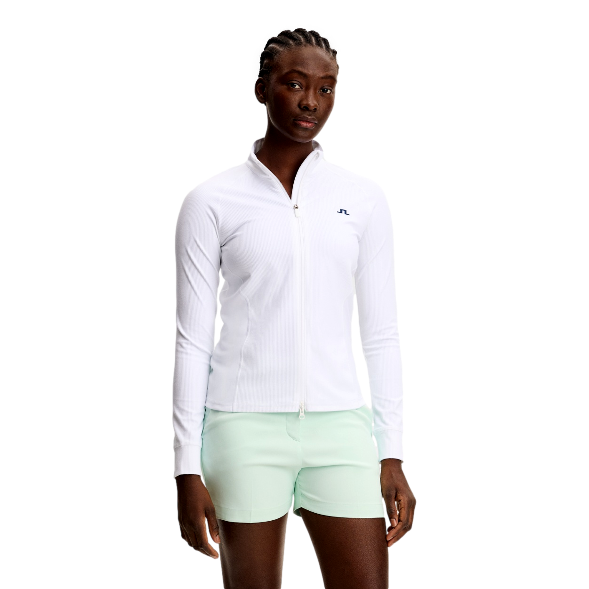 Mel Rib Full Zip Women's Golf Jacket