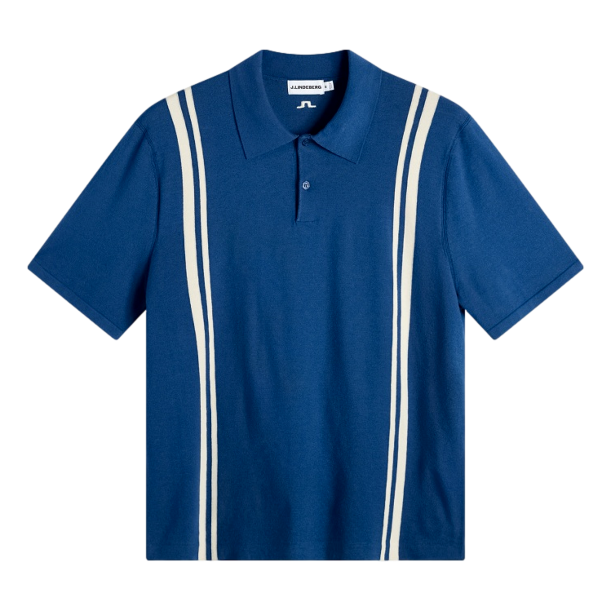 Rylan Striped Knit Men's Golf Polo Shirt