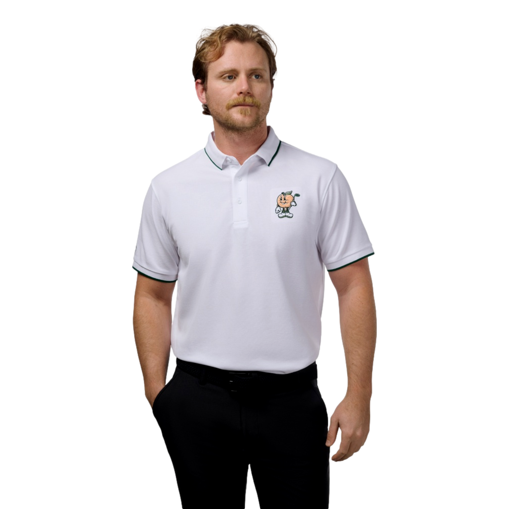 Peach Club Pro Men's Golf Polo Shirt