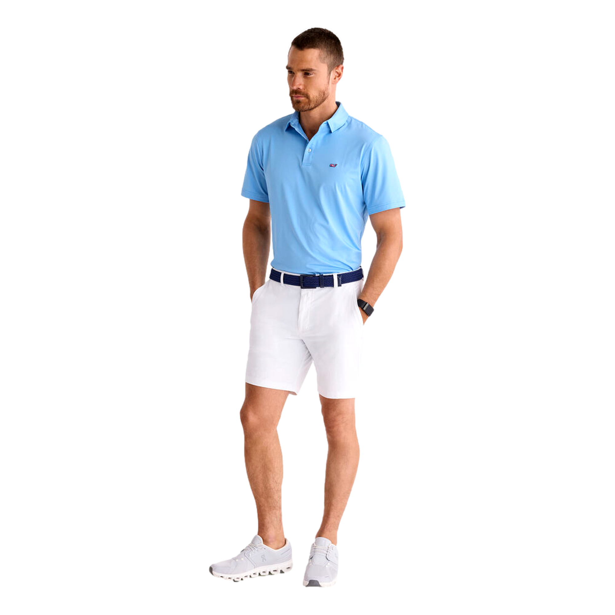 Anegada Striped Sankaty Men's Golf Polo Shirt