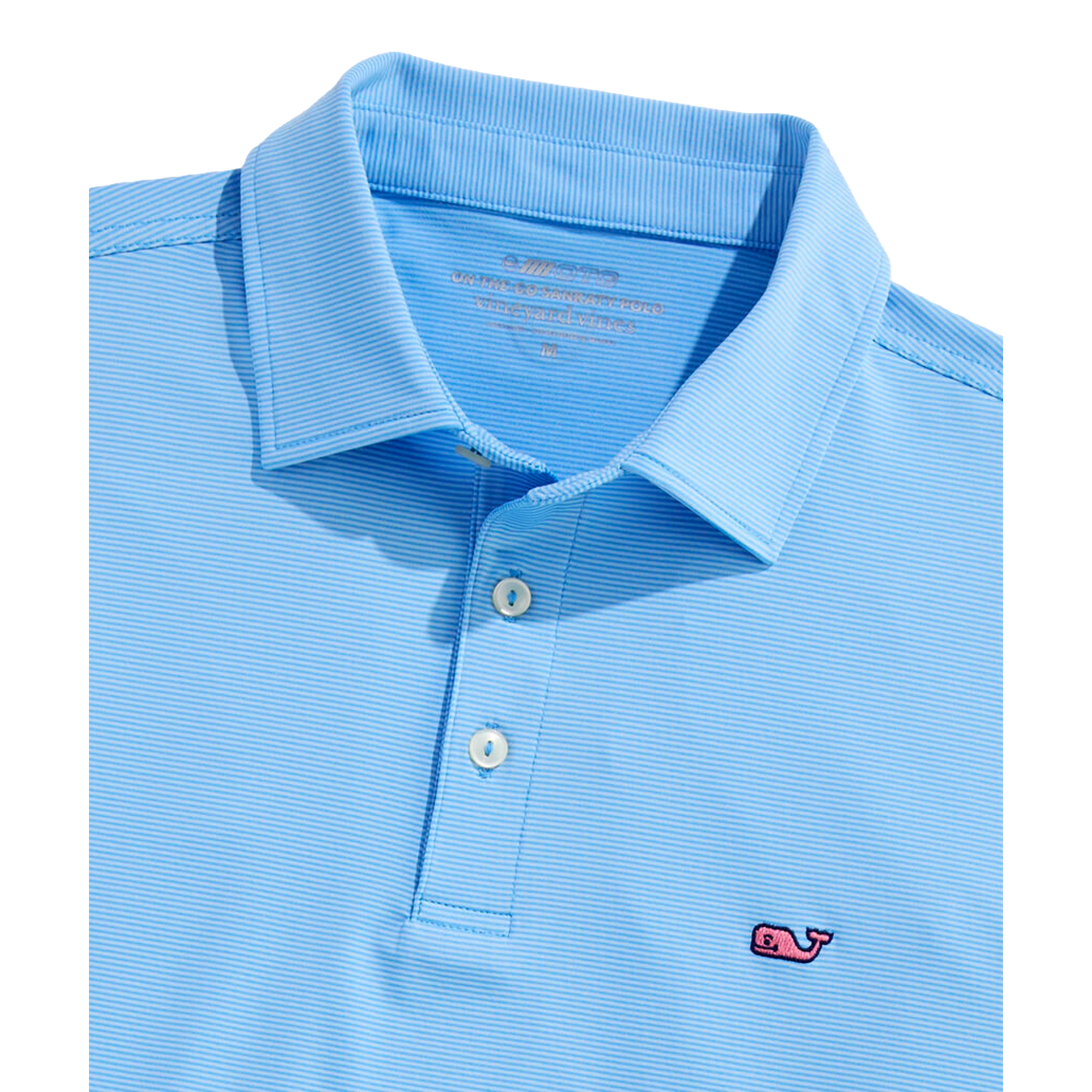 Anegada Striped Sankaty Men's Golf Polo Shirt